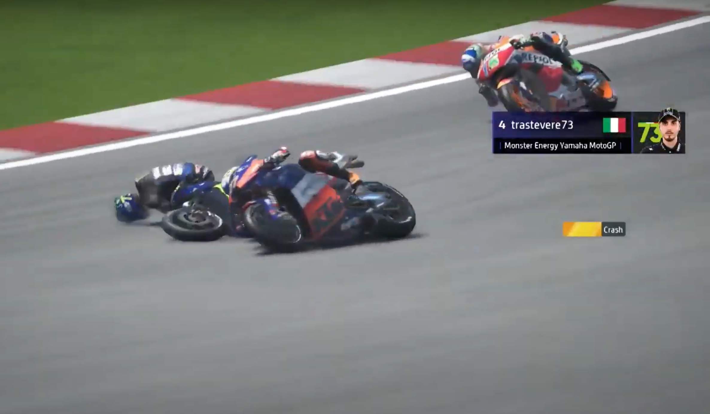 Motogp Esport Daretti Malaysia Crash