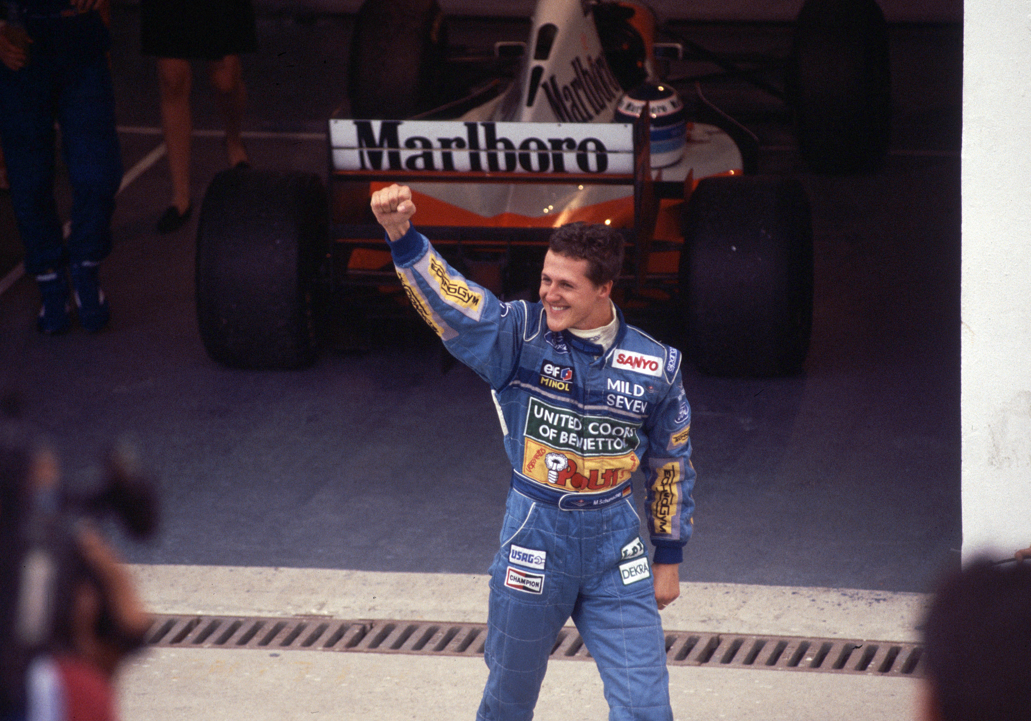 Michael Schumacher F1 win Benetton 1994