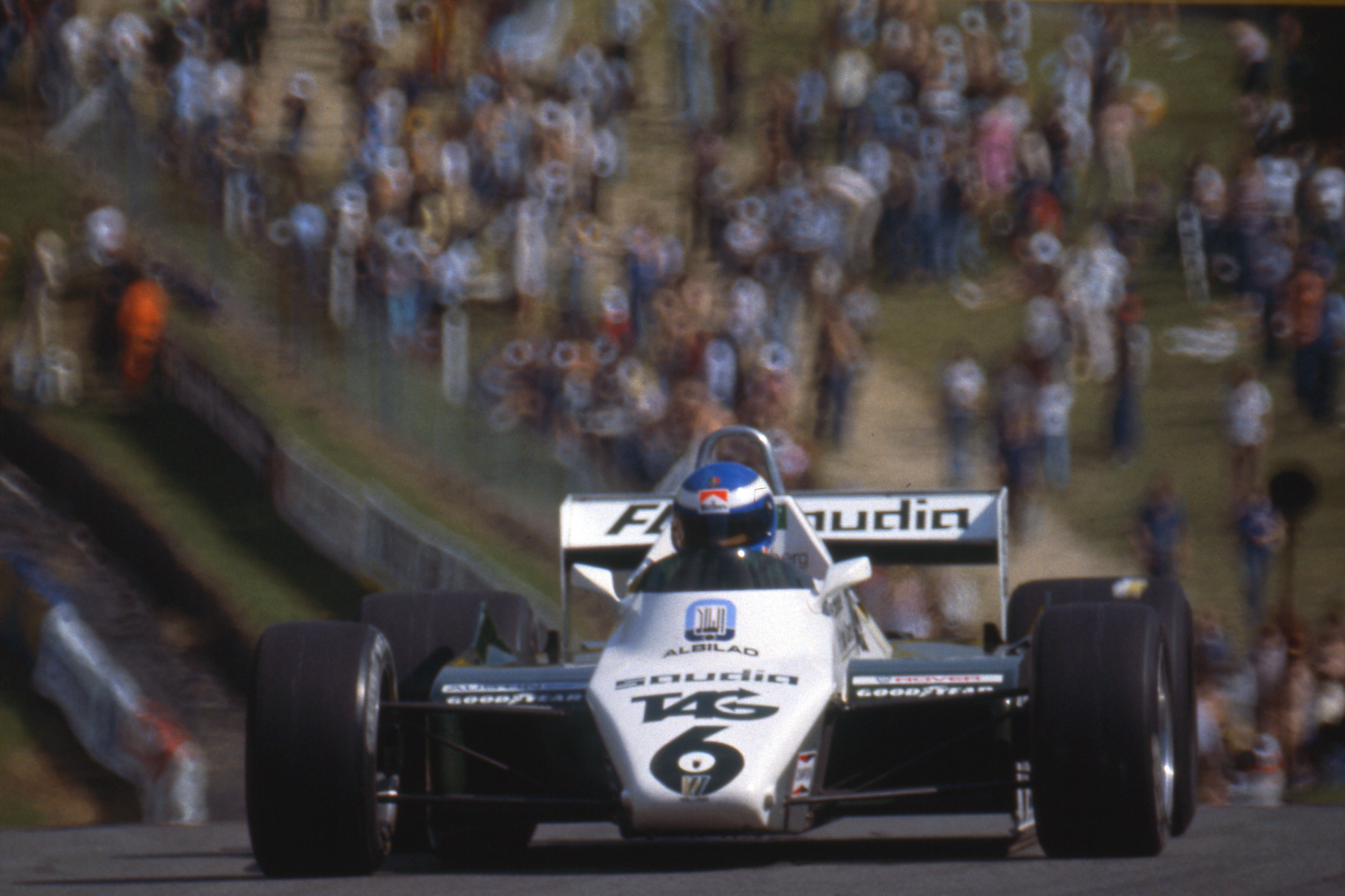 Keke Rosberg Williams British Grand Prix 1982 Brands Hatch