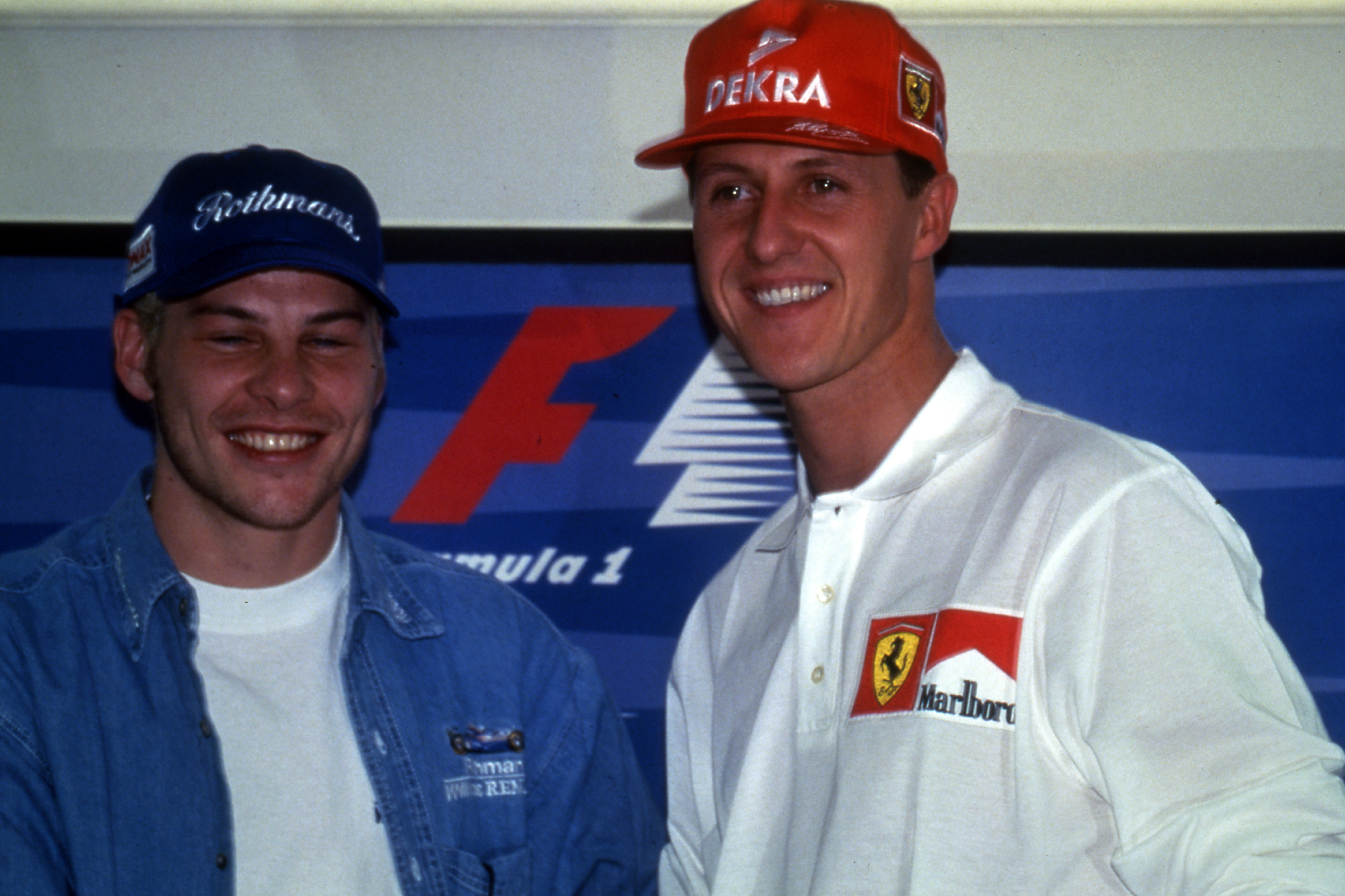 Jacques Villeneuve Michael Schumacher 1997