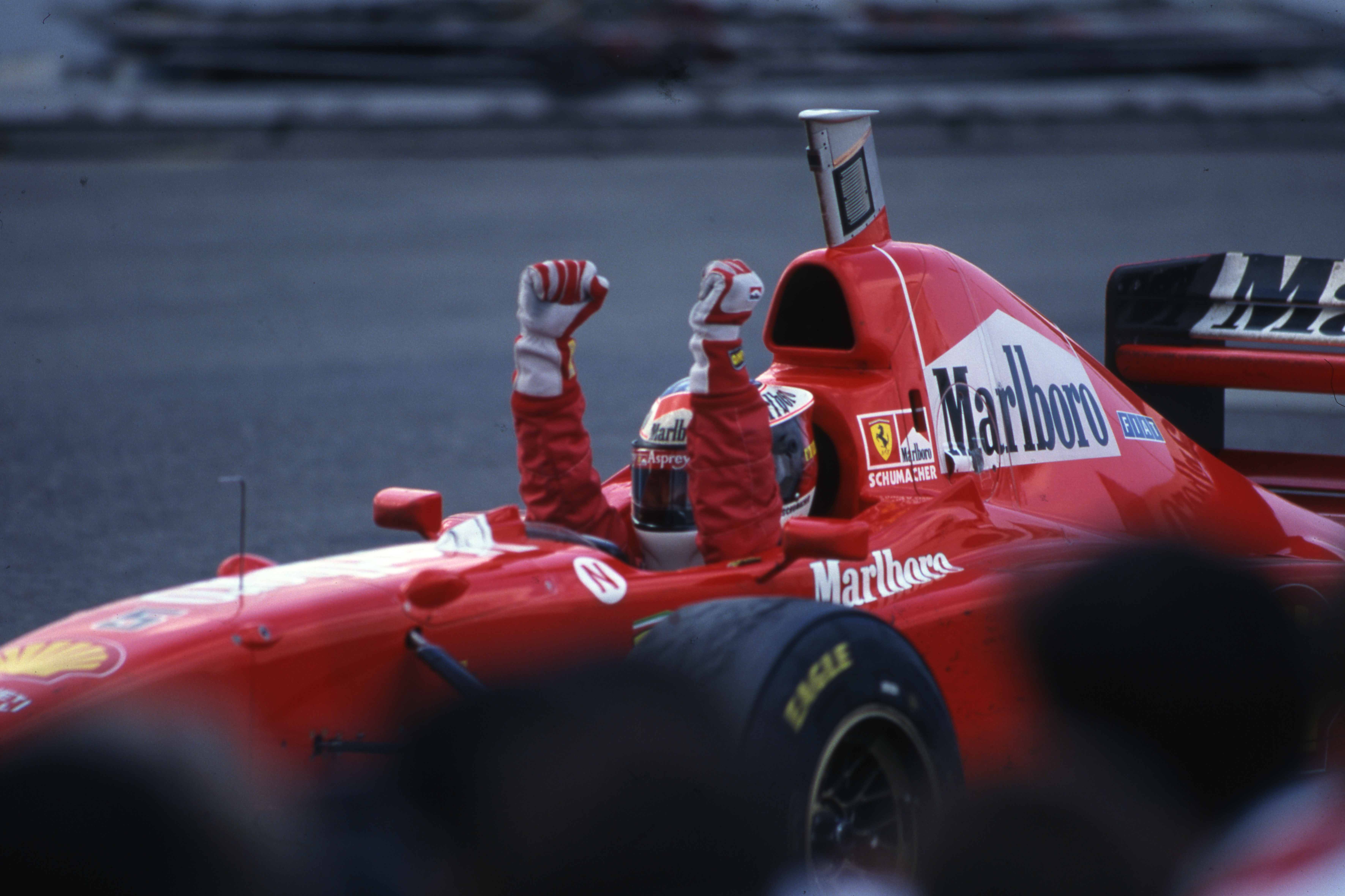 Michael Schumacher wins Japanese Grand Prix 1997