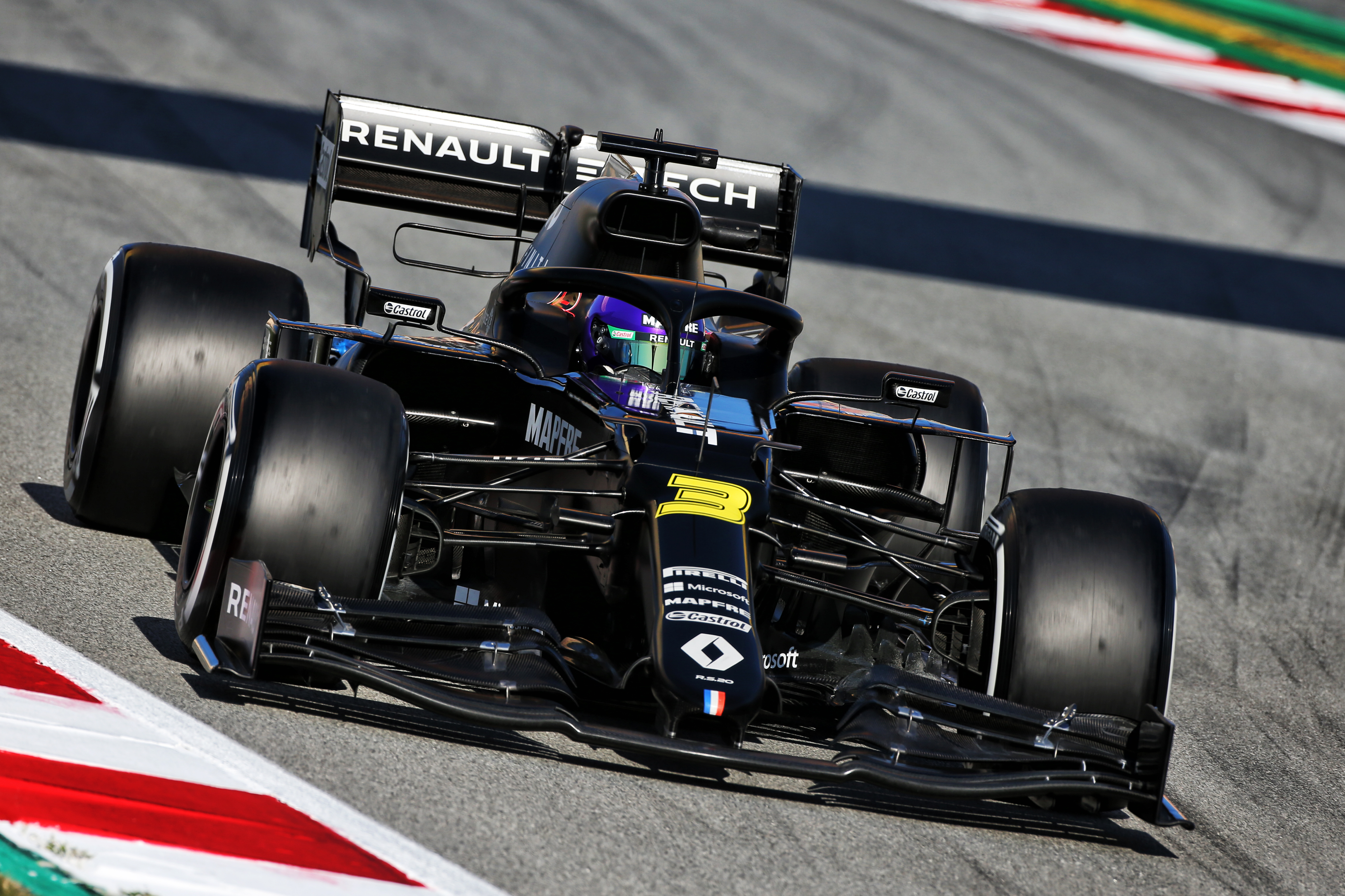 Daniel Ricciardo Renault Barcelona F1 testing 2020