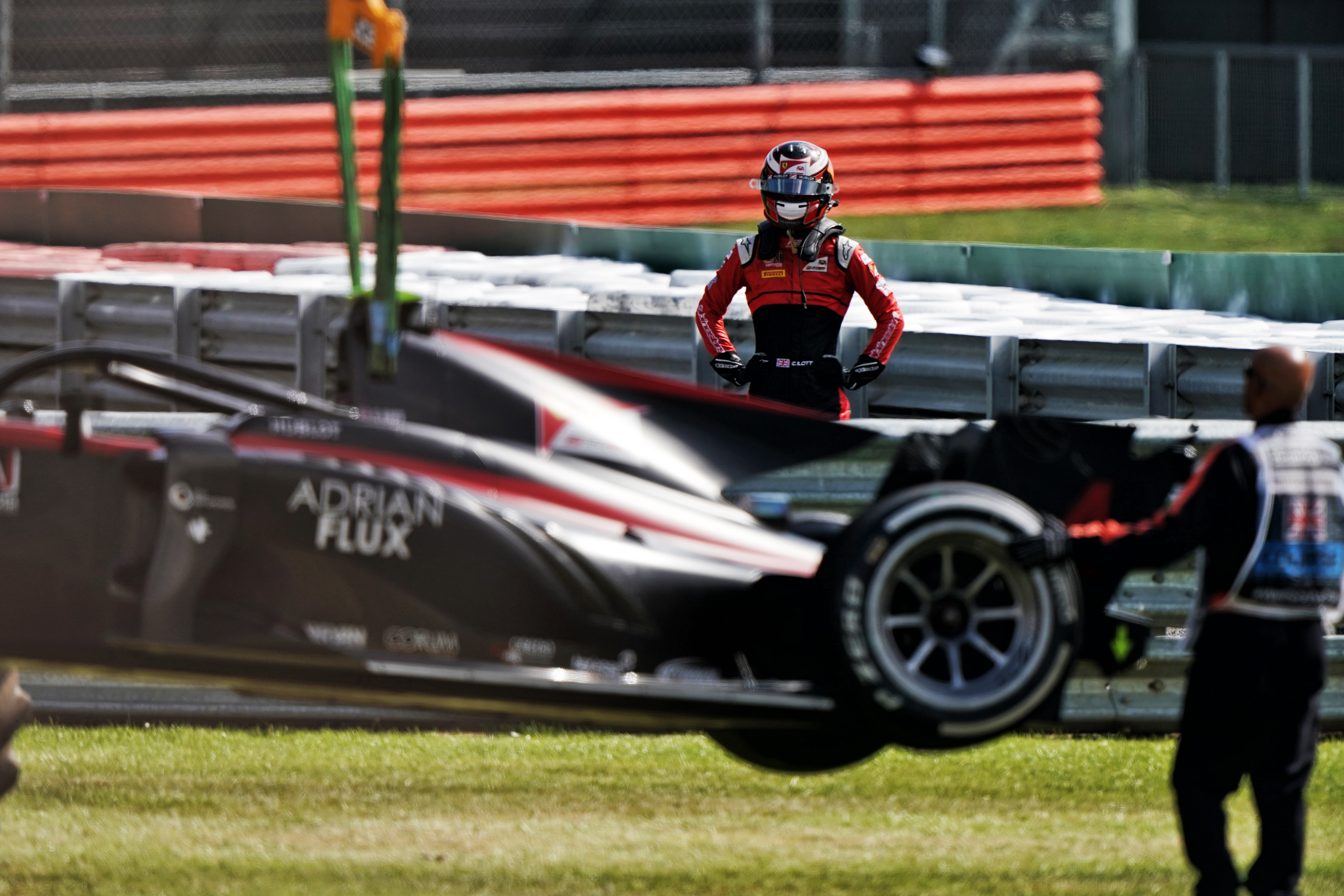 Motor Racing Fia Formula 2 Championship Sunday Silverstone, England