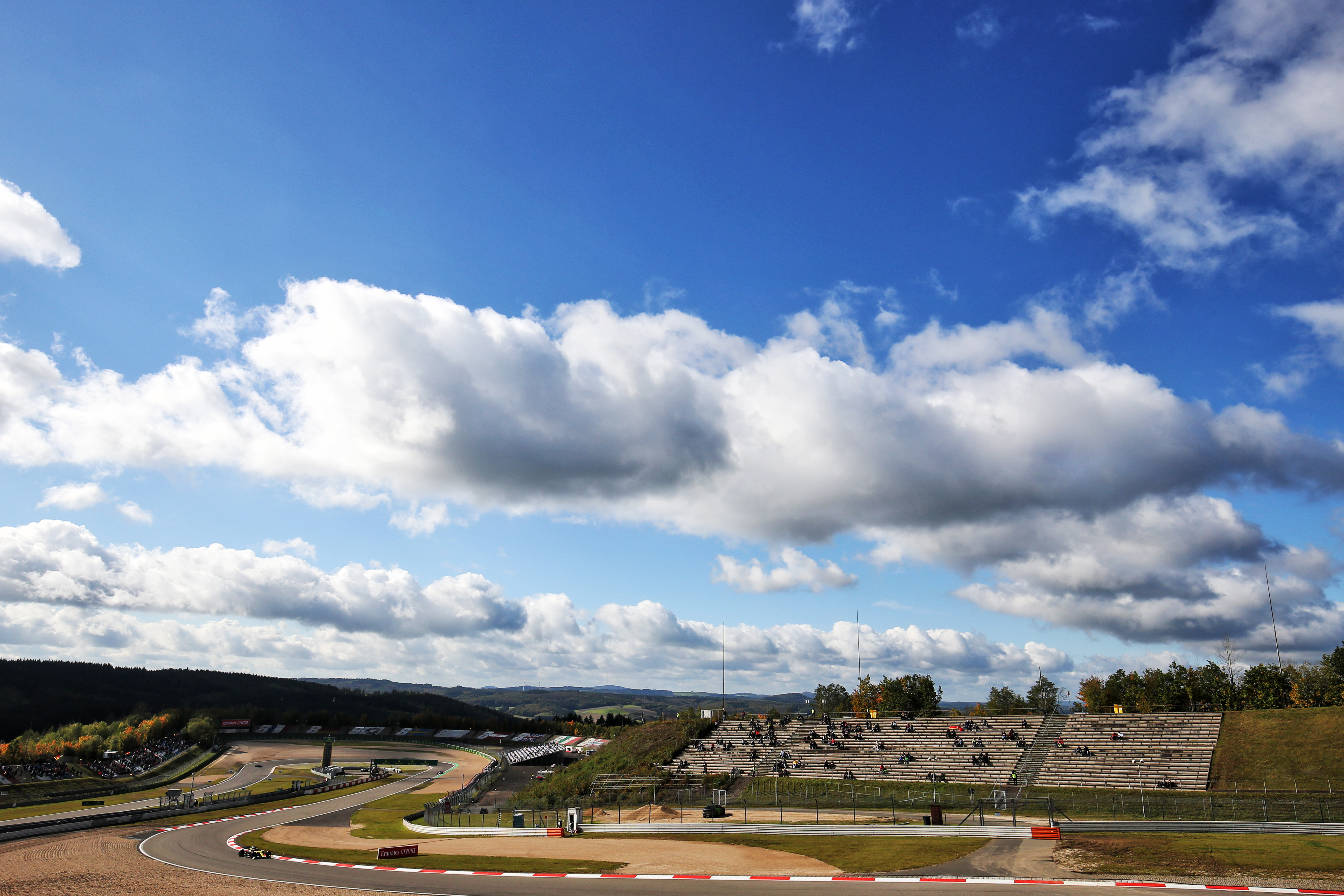 Motor Racing Formula One World Championship Eifel Grand Prix Qualifying Day Nurbugring, Germany