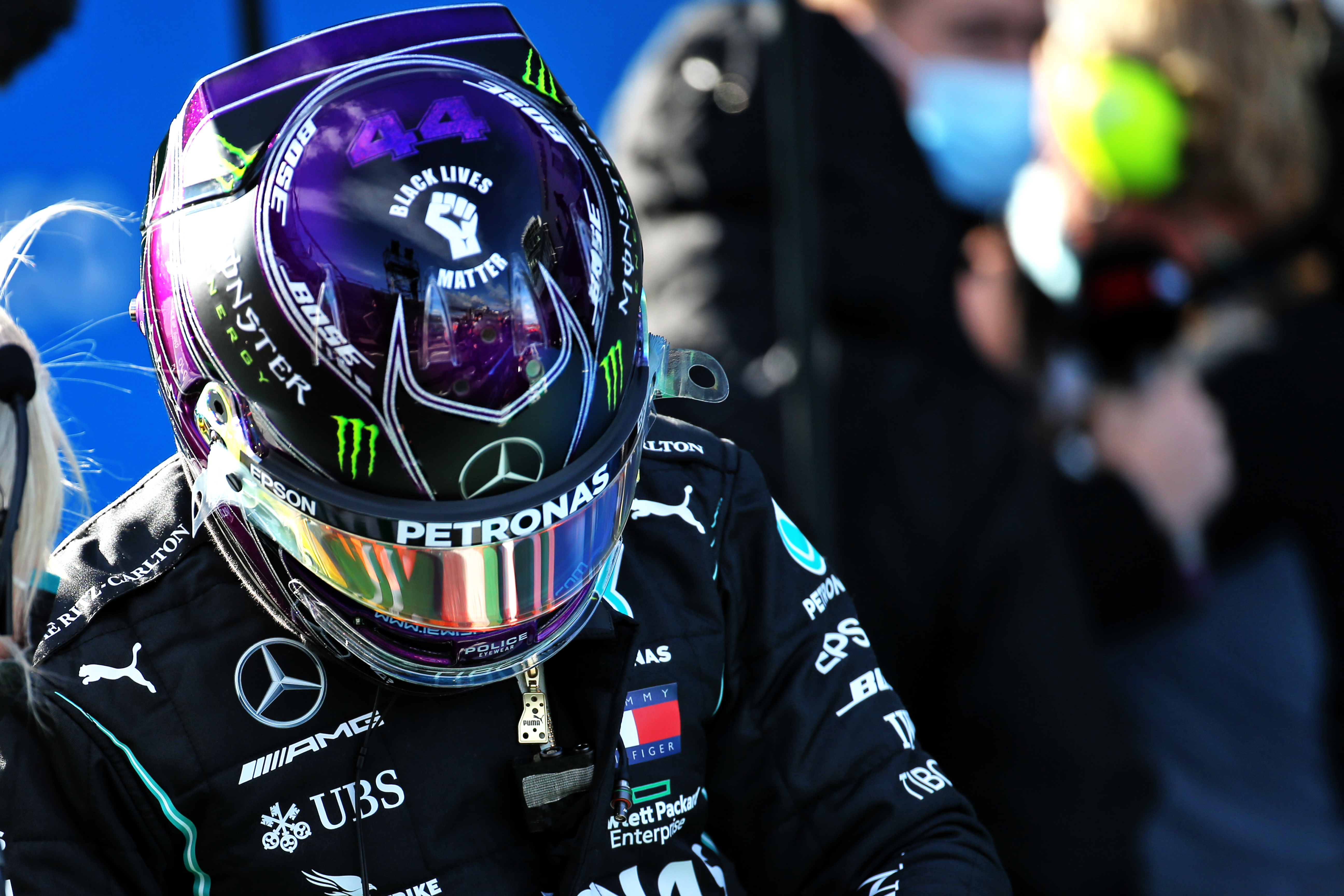 Lewis Hamilton, Mercedes, Motor Racing Formula One World Championship Eifel Grand Prix Qualifying Day Nurbugring, Germany