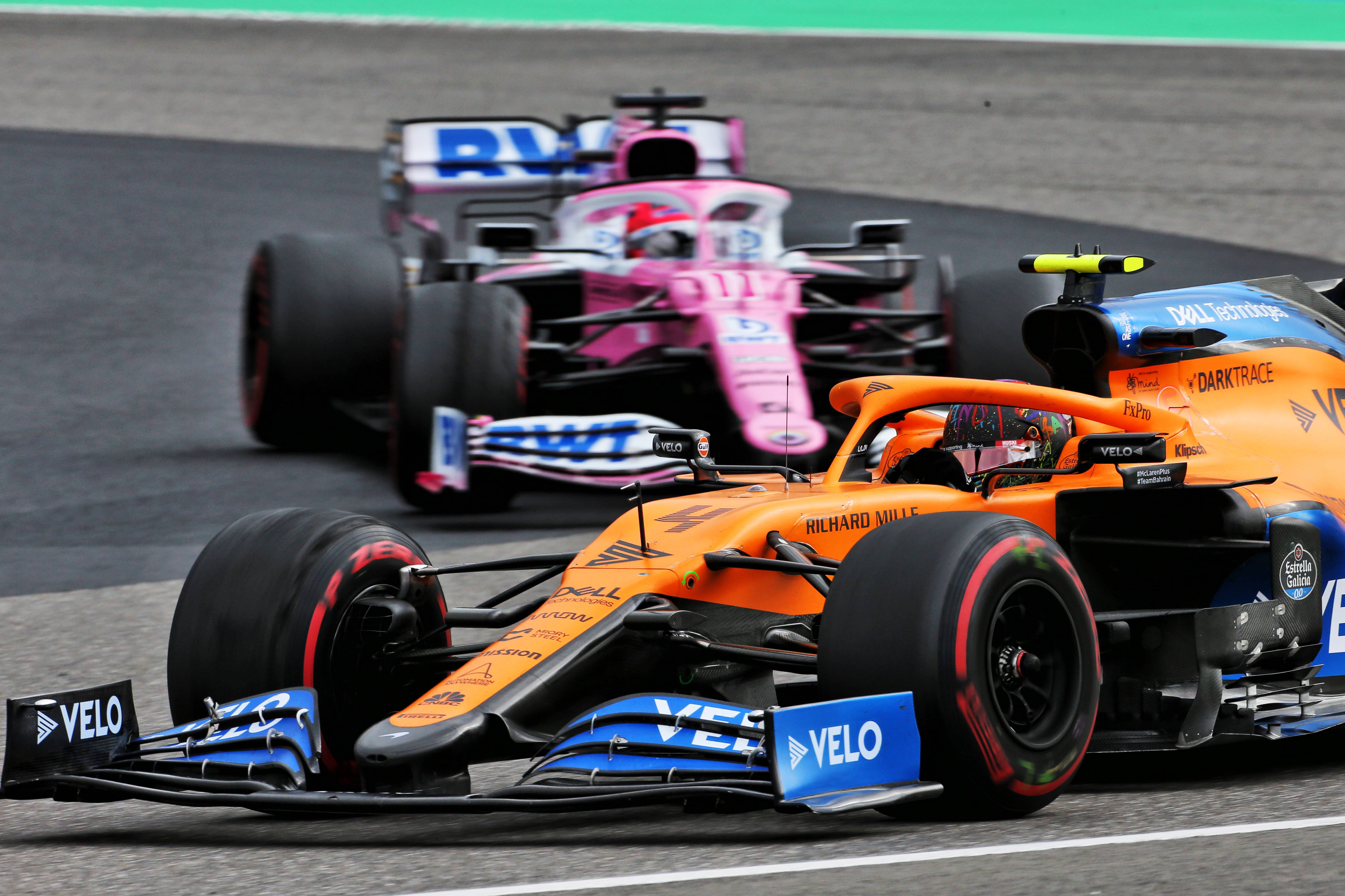 Lando Norris Sergio Perez Eifel Grand Prix 2020 Nurburgring