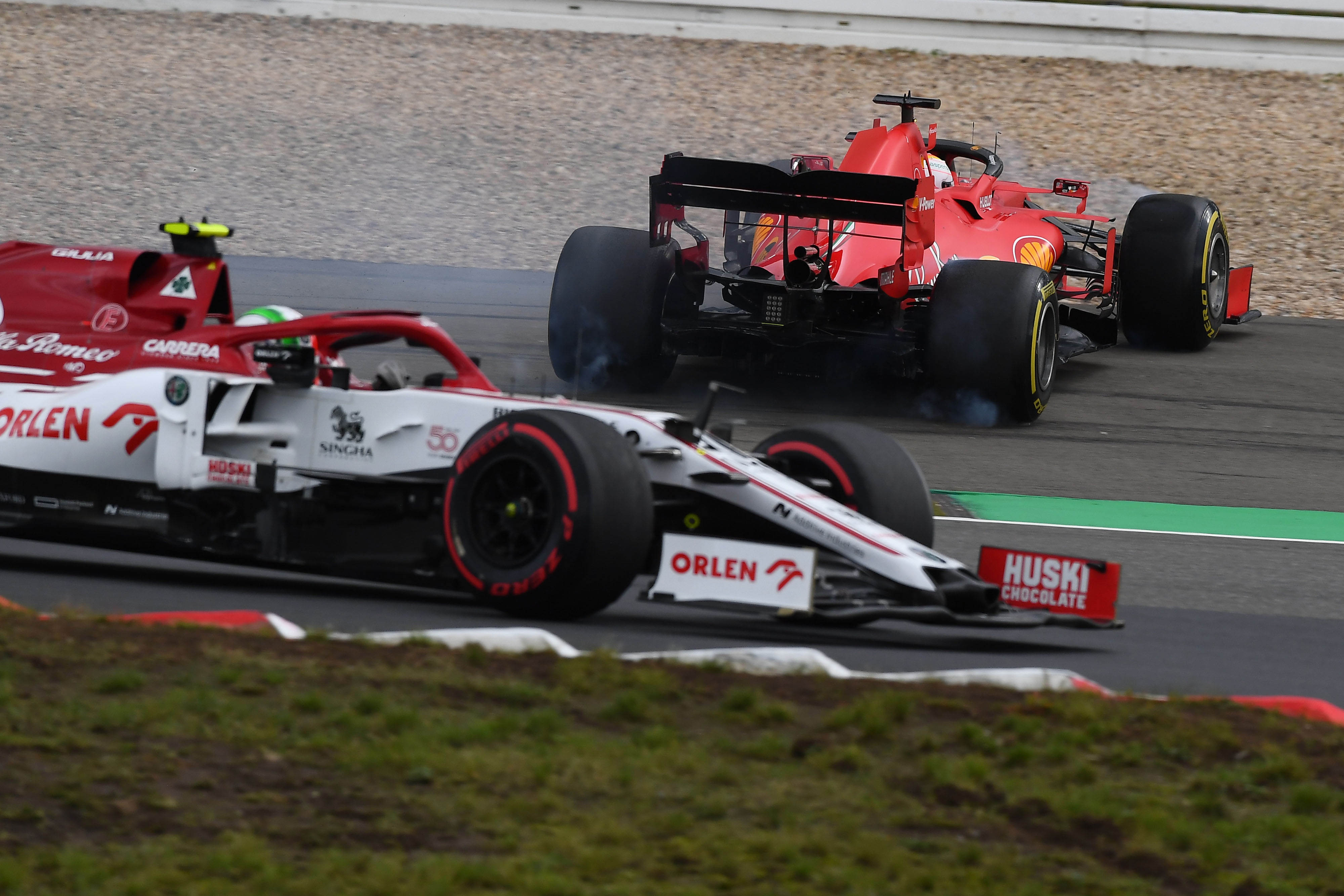 Sebastian Vettel spin Nurburgring 2020