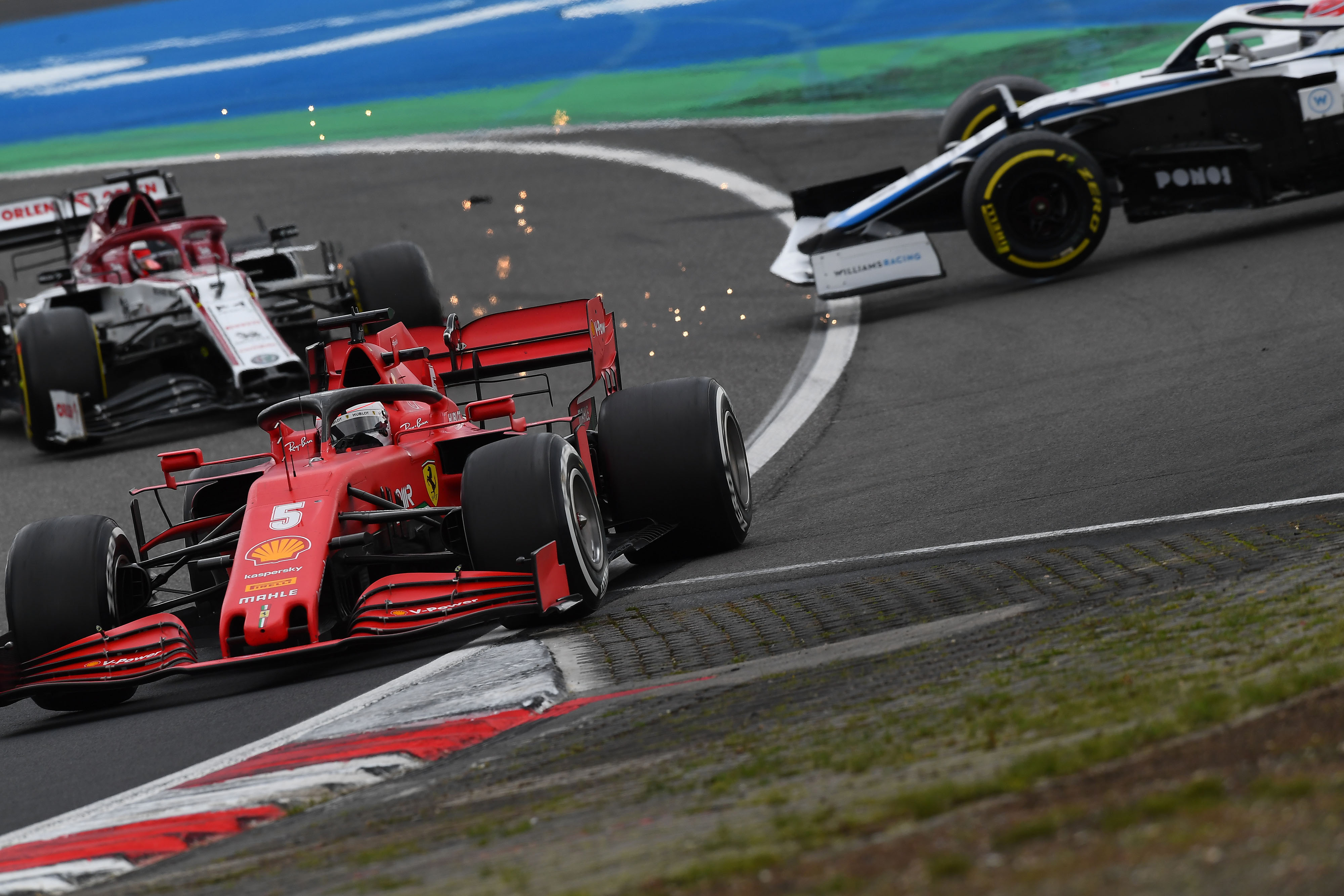 George Russell crash Eifel Grand Prix 2020 Nurburgring