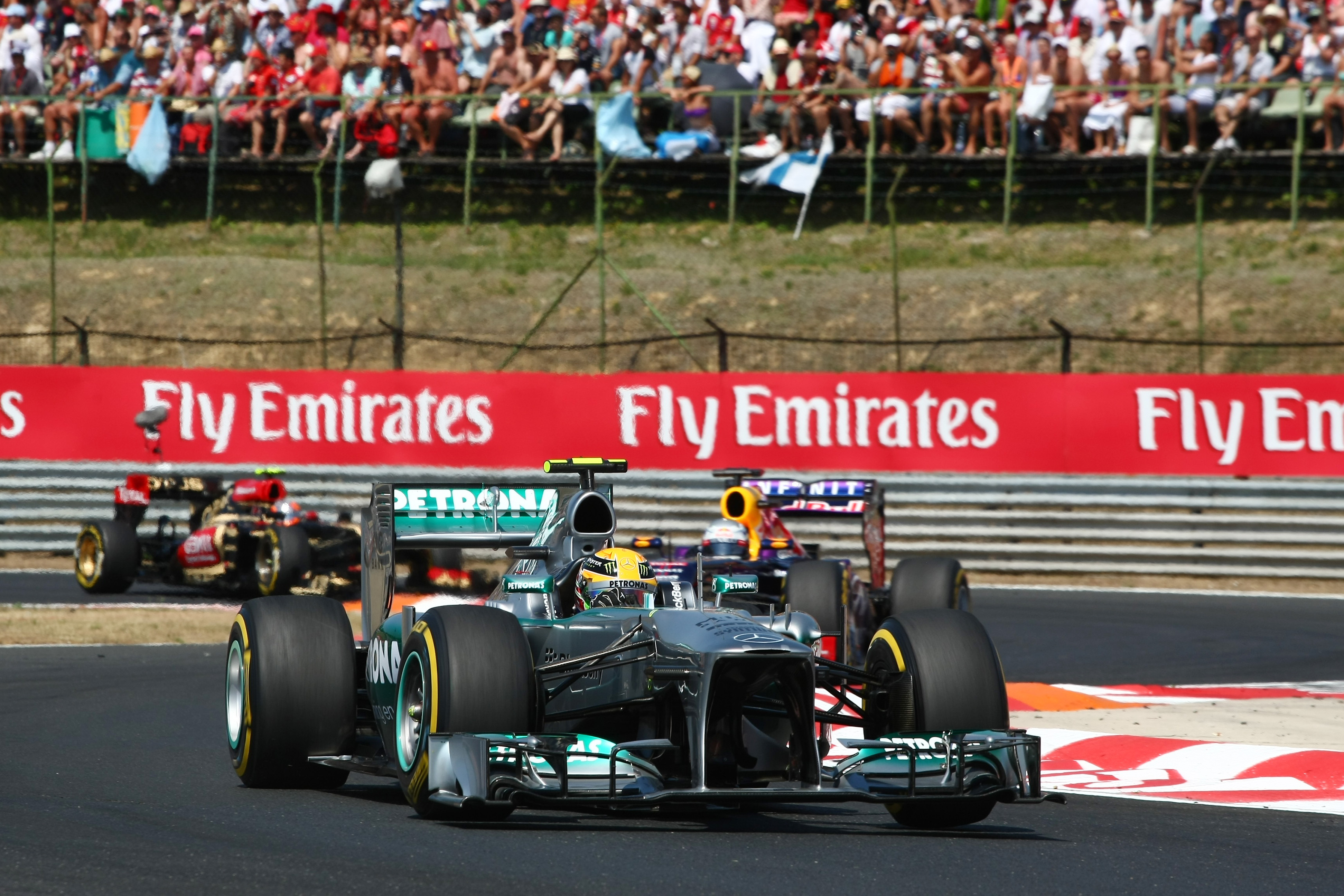 Lewis Hamilton Mercedes Hungarian Grand Prix 2013
