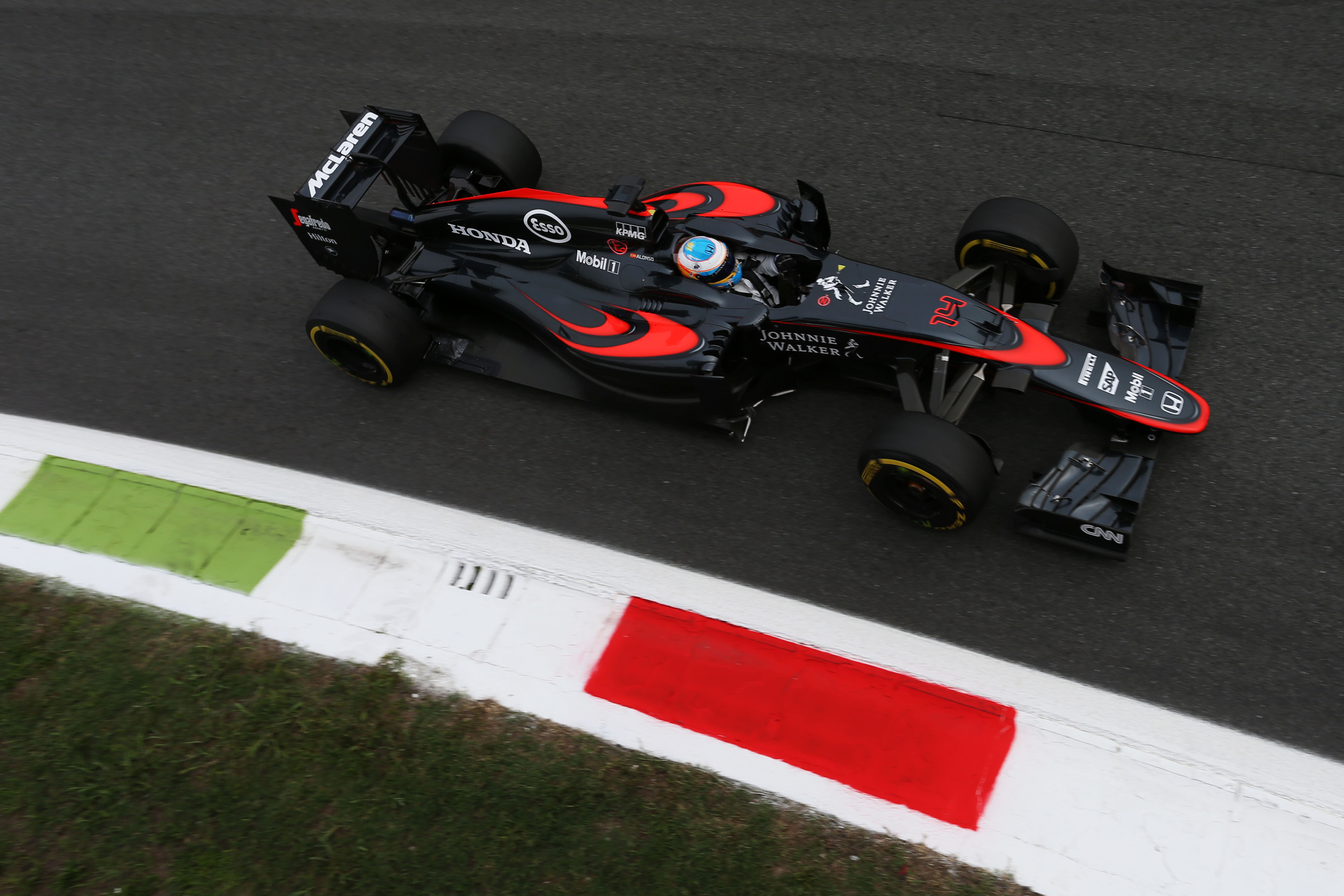 Fernando Alonso McLaren Italian Grand Prix 2015 Monza