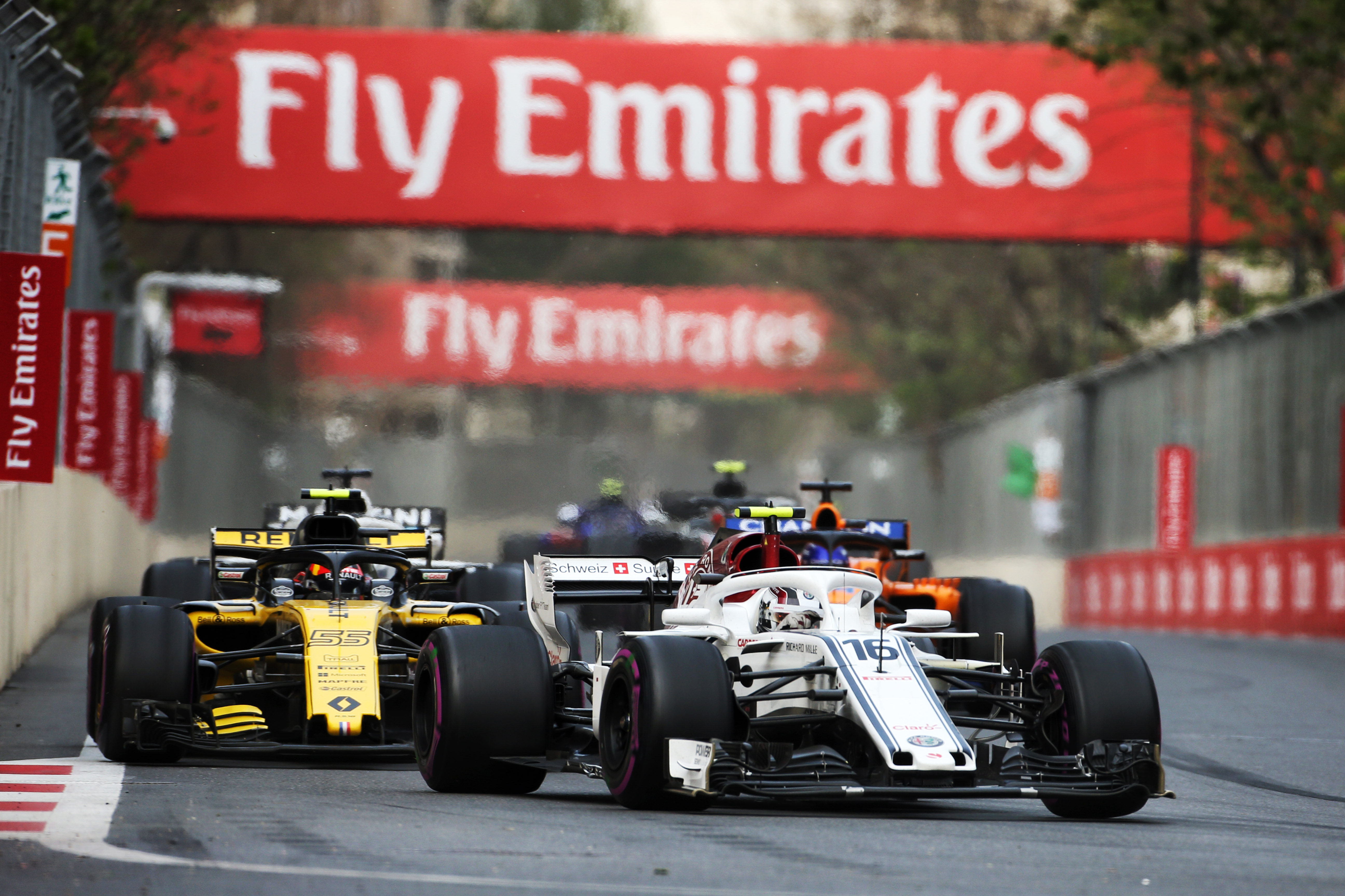 Charles Leclerc Alfa Romeo Azerbaijan Grand Prix 2018 Baku