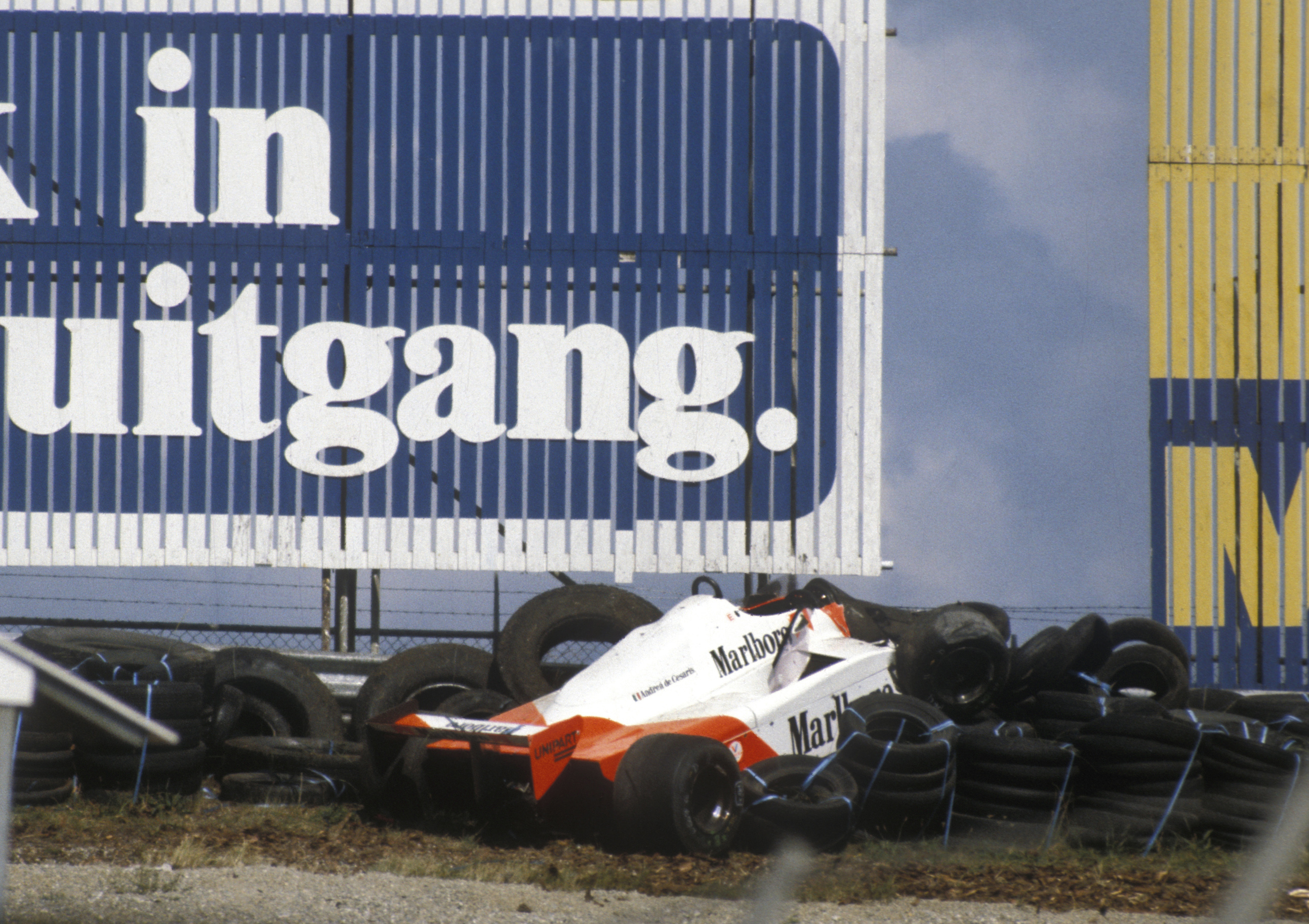 Andrea de Cesaris McLaren crash Dutch Grand Prix 1981 Zandvoort