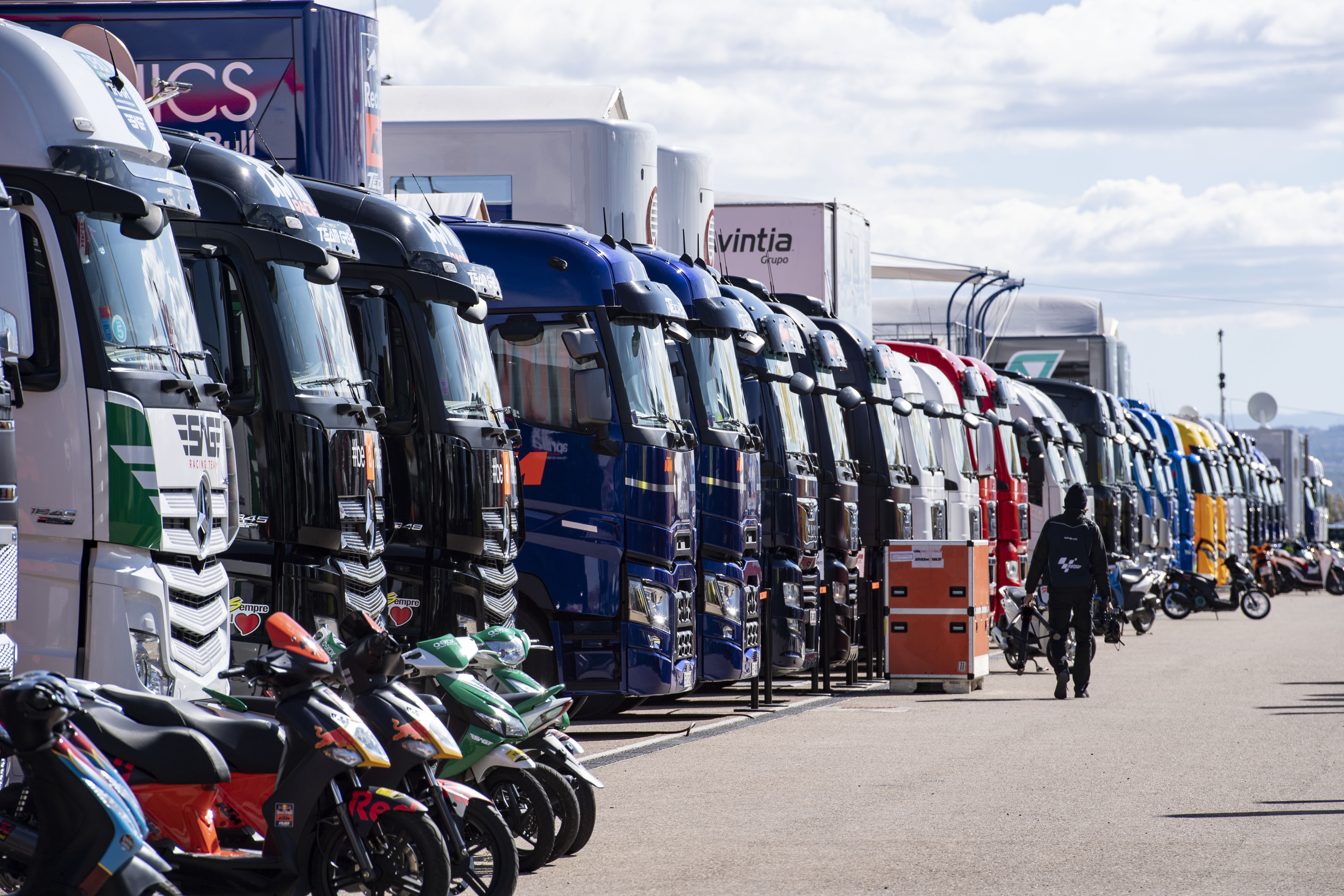 MotoGP paddock