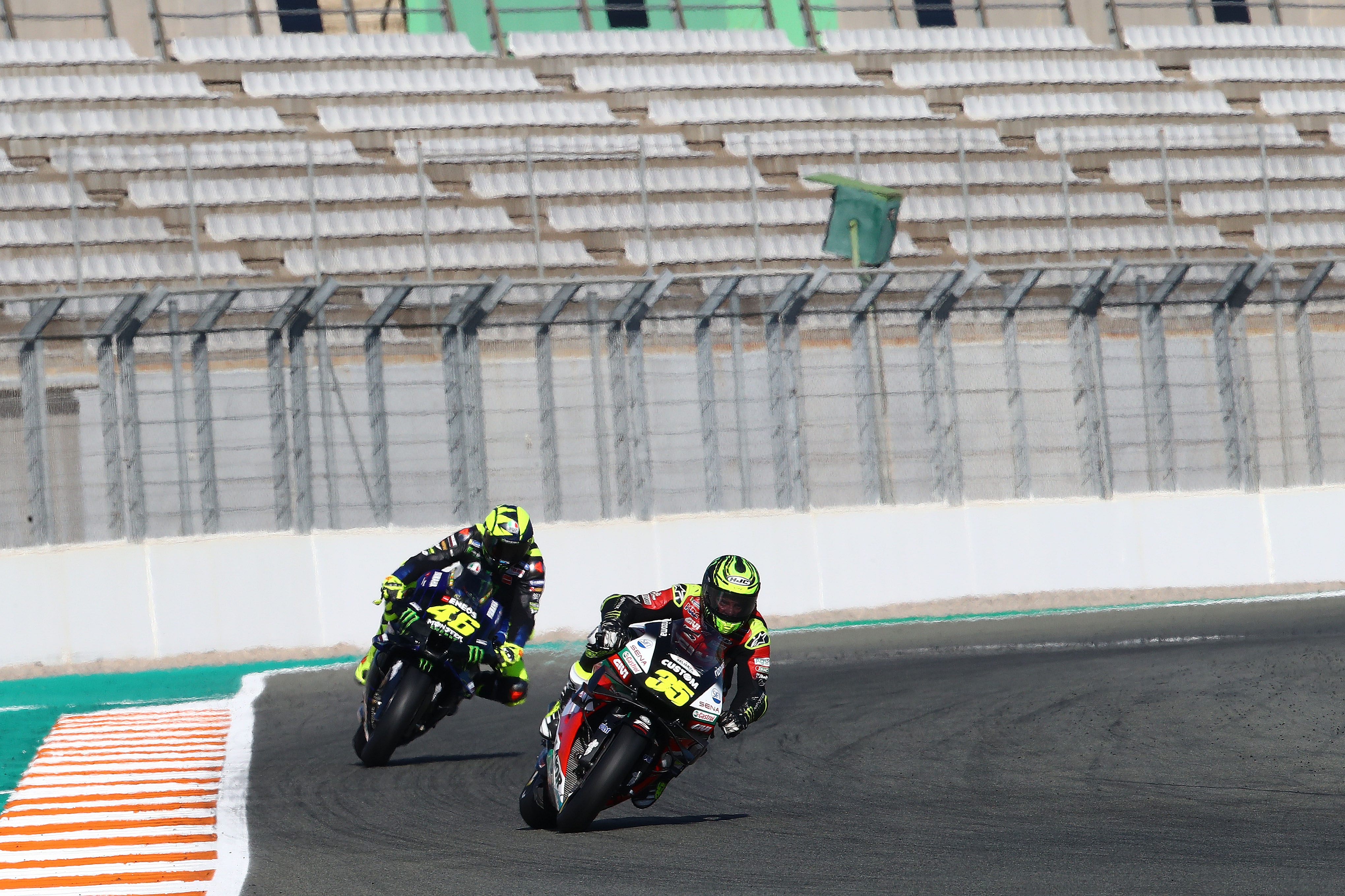 Cal Crutchlow Valentino Rossi  Valencia MotoGP 2020