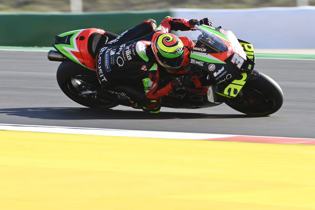 Lorenzo Savadori Aprilia Portimao MotoGP 2020