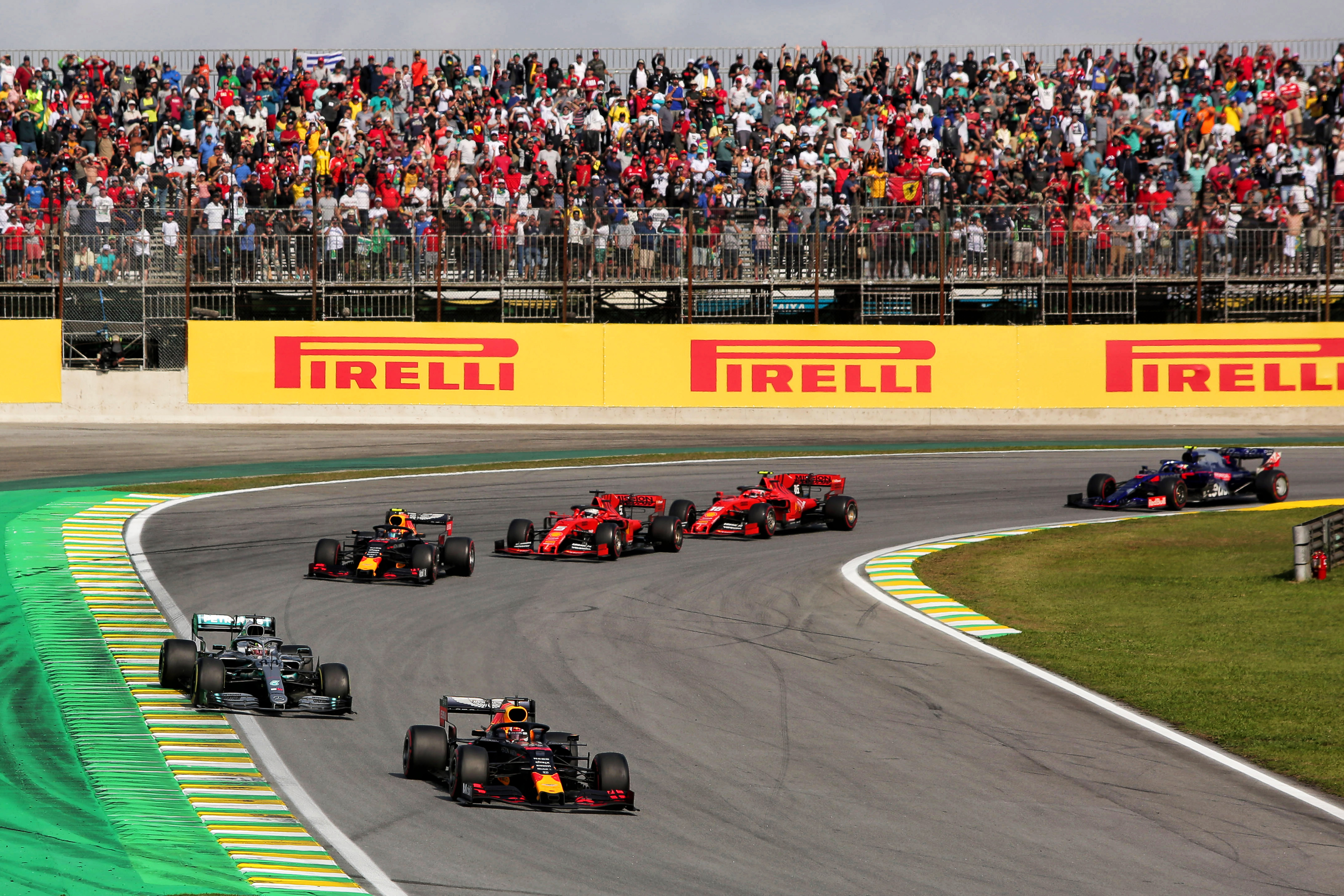 Motor Racing Formula One World Championship Brazilian Grand Prix Race Day Sao Paulo, Brazil