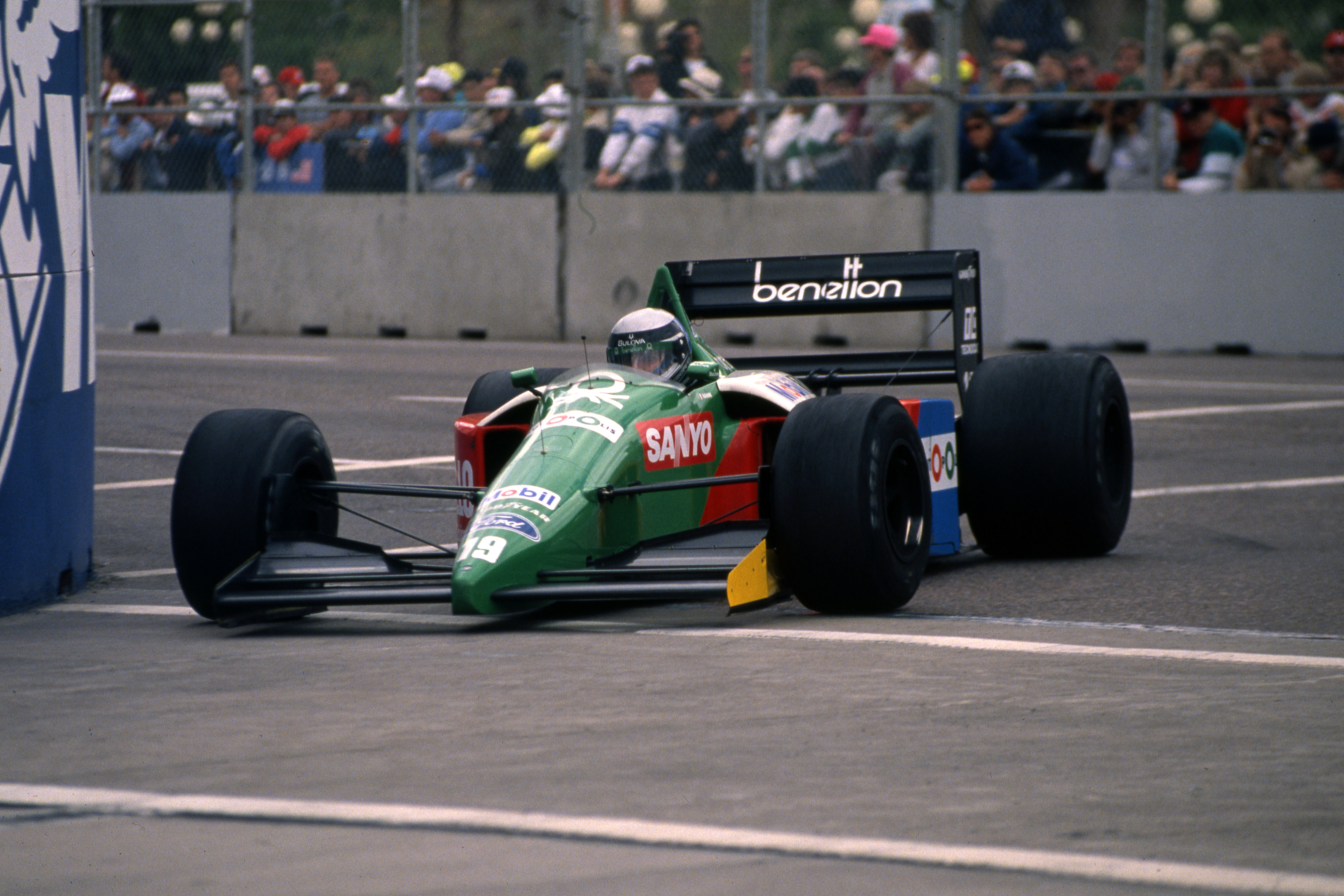 Alessandro Nannini, Benetton, F1 US GP