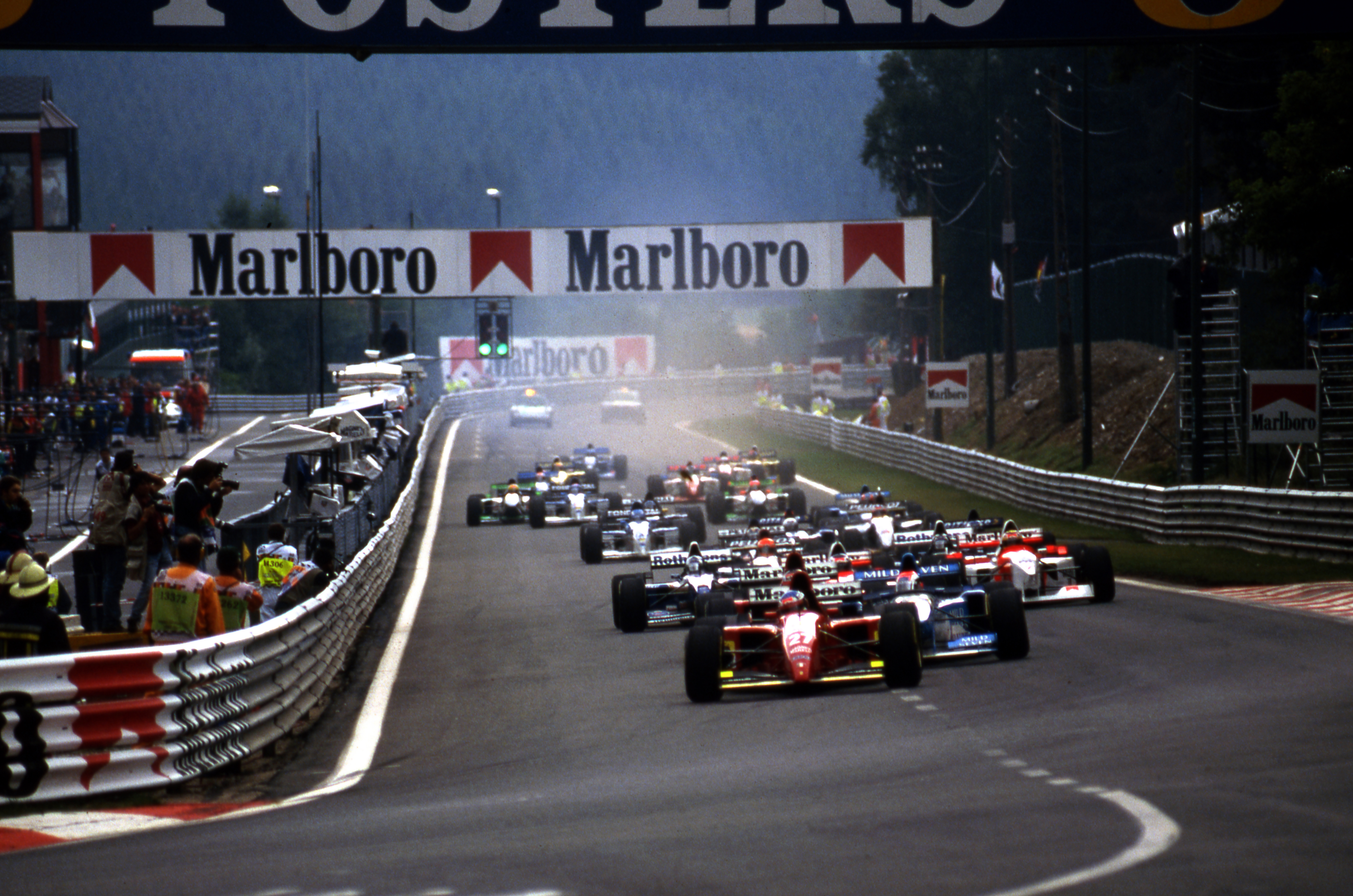 F1 1995, Belgian Grand Prix start