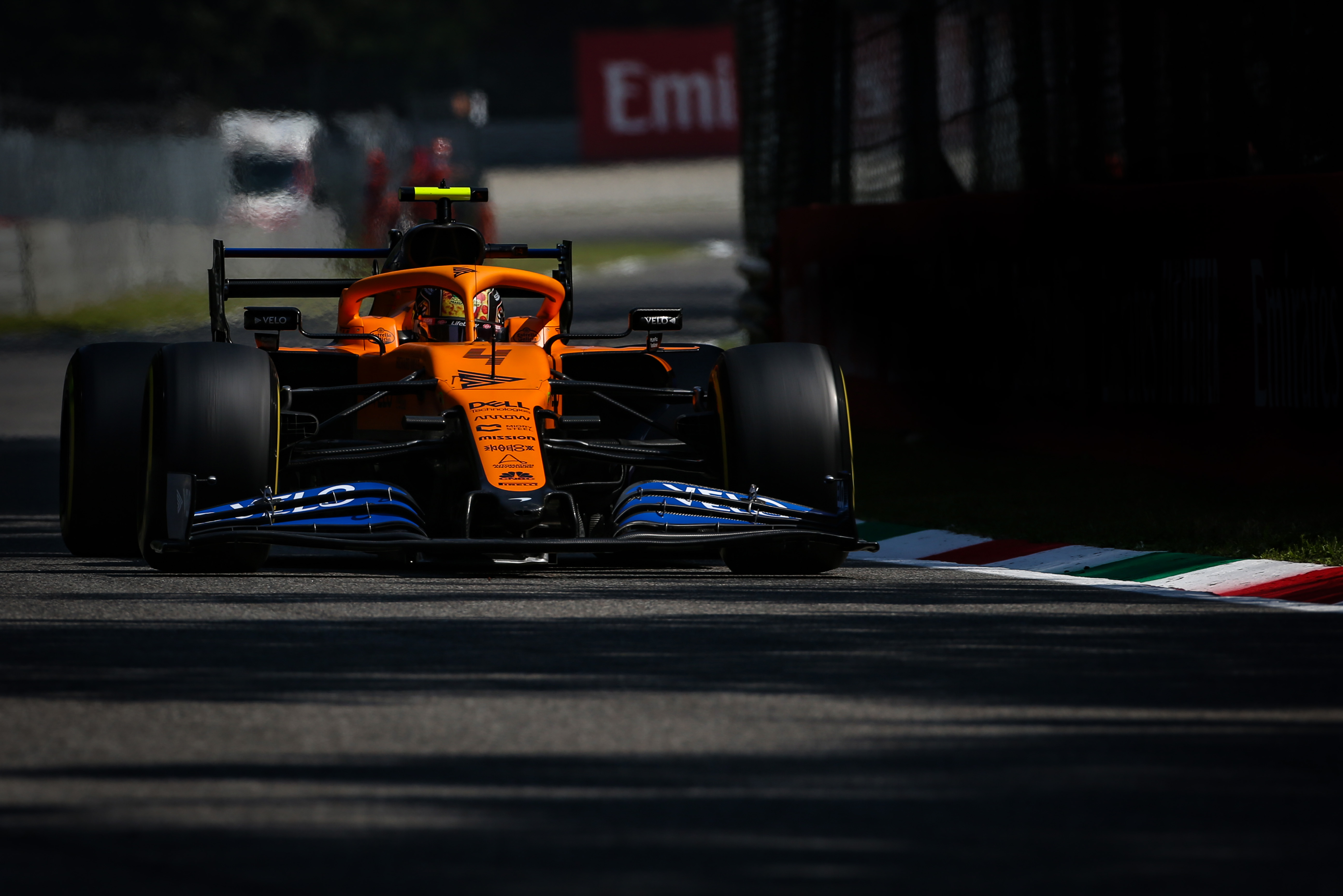 Lando Norris McLaren Monza 2020 DRS open