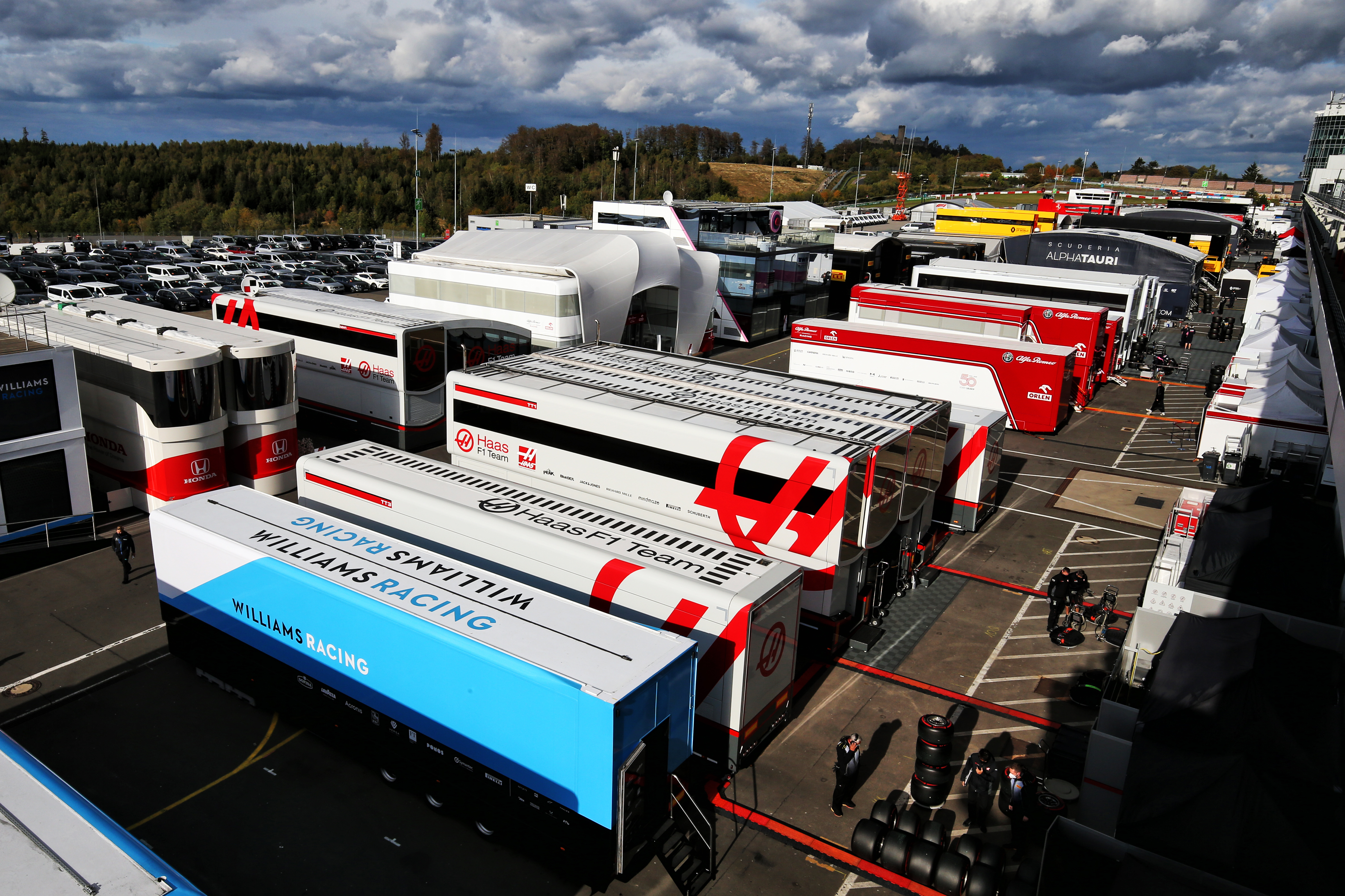 Motor Racing Formula One World Championship Eifel Grand Prix Qualifying Day Nurbugring, Germany