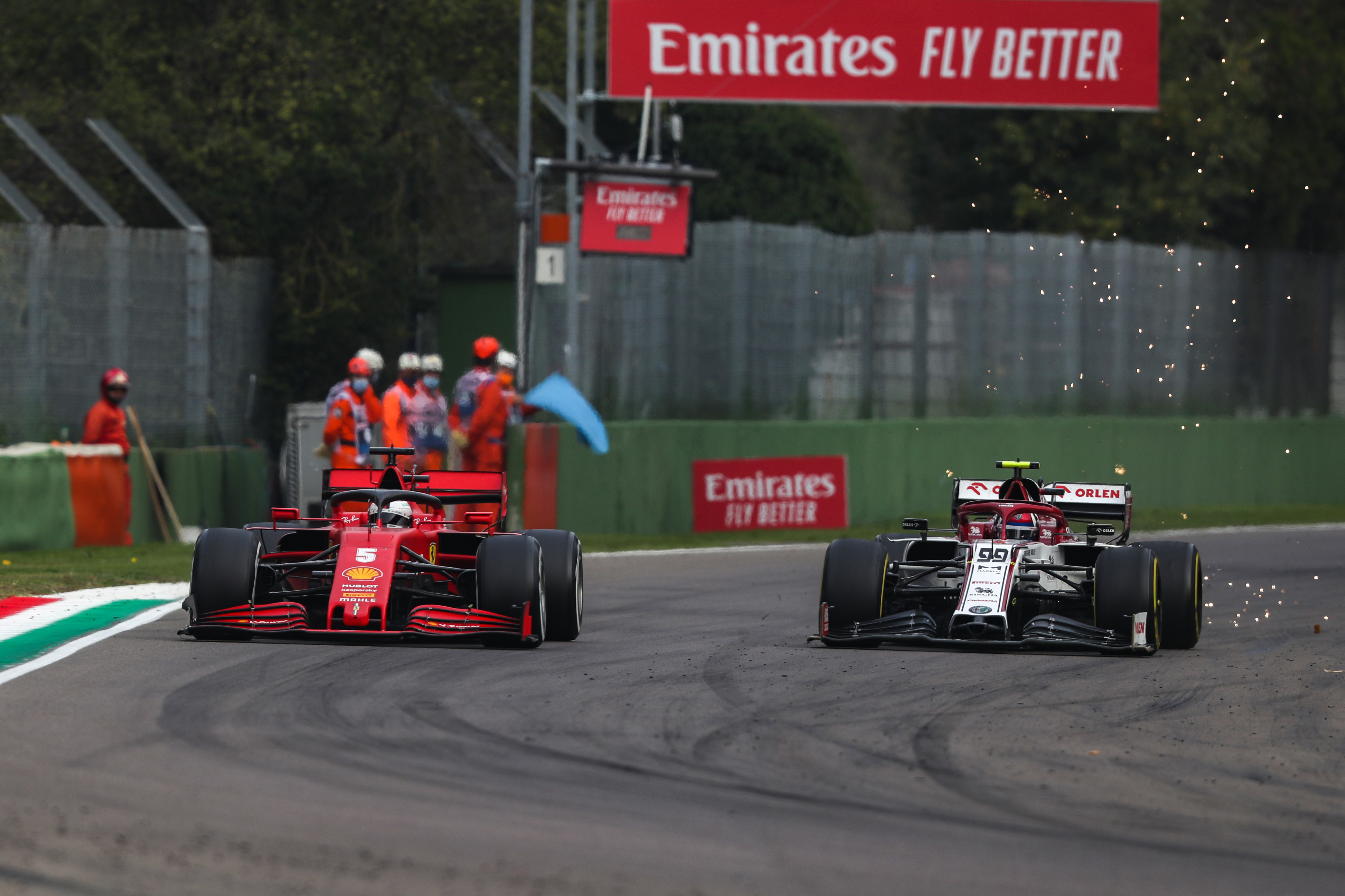 Motor Racing Formula One World Championship Emilia Romagna Grand Prix Race Day Imola, Italy