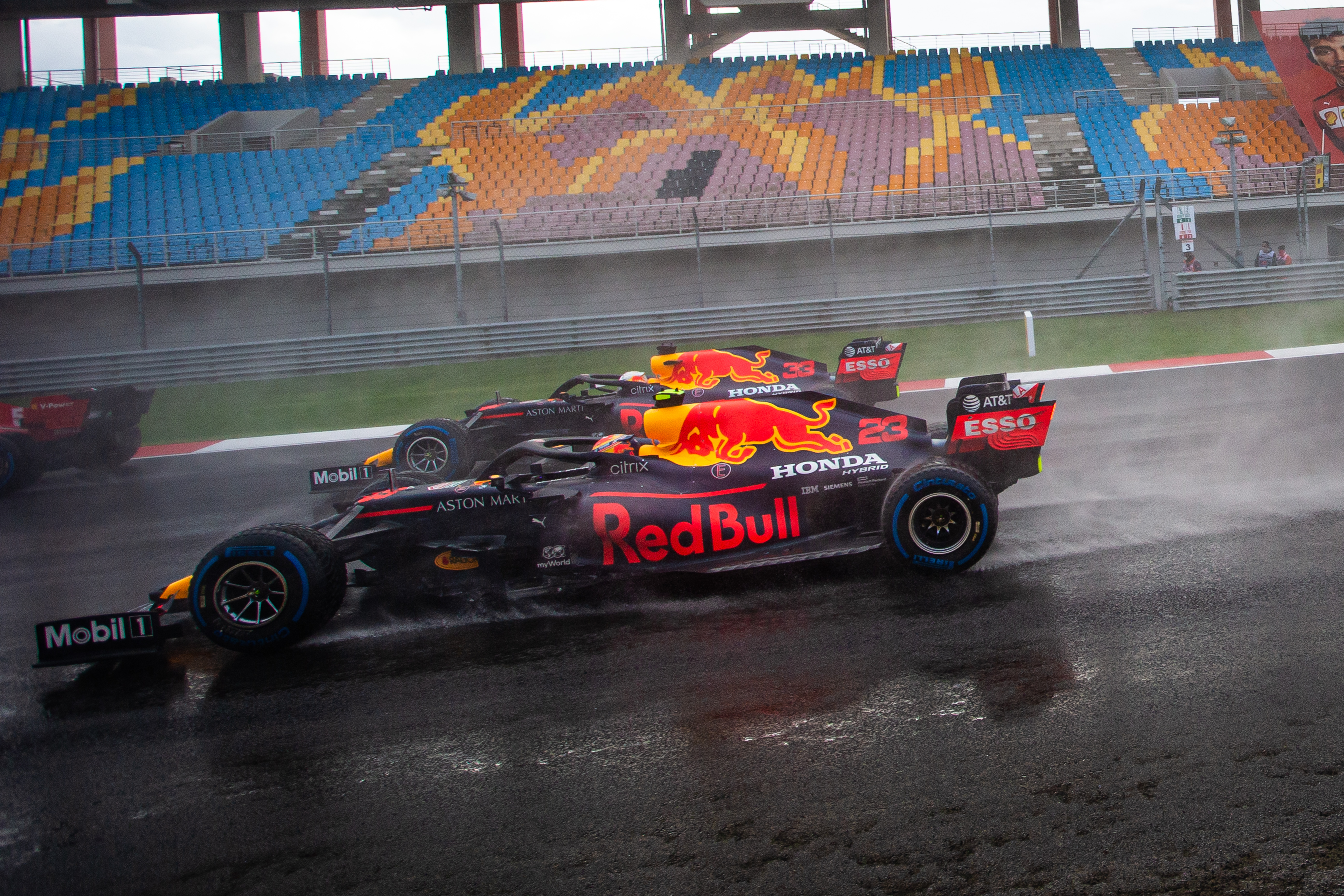 Max Verstappen Alex Albon Red Bull F1 2020