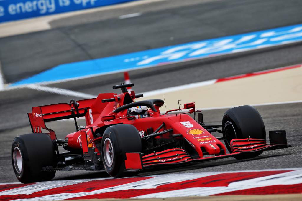 Sebastian Vettel Ferrari Bahrain Grand Prix practice 2020