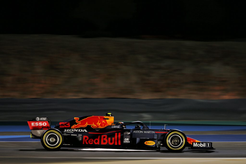 Alex Albon Red Bull Bahrain Grand Prix practice 2020