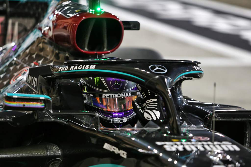 Lewis Hamilton takes Bahrain GP pole 2020
