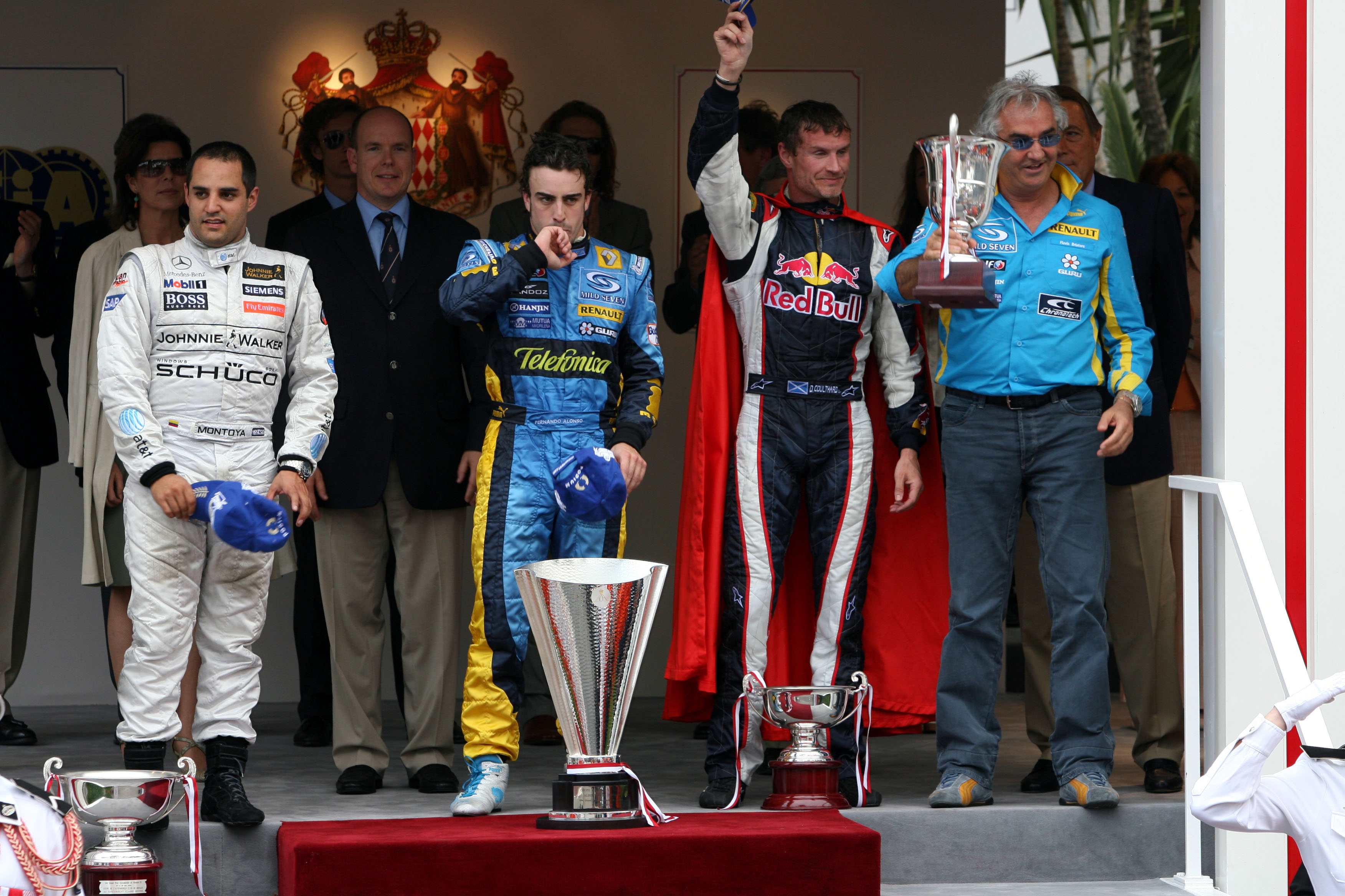 Formula 1 Grand Prix, Monaco, Sunday Podium