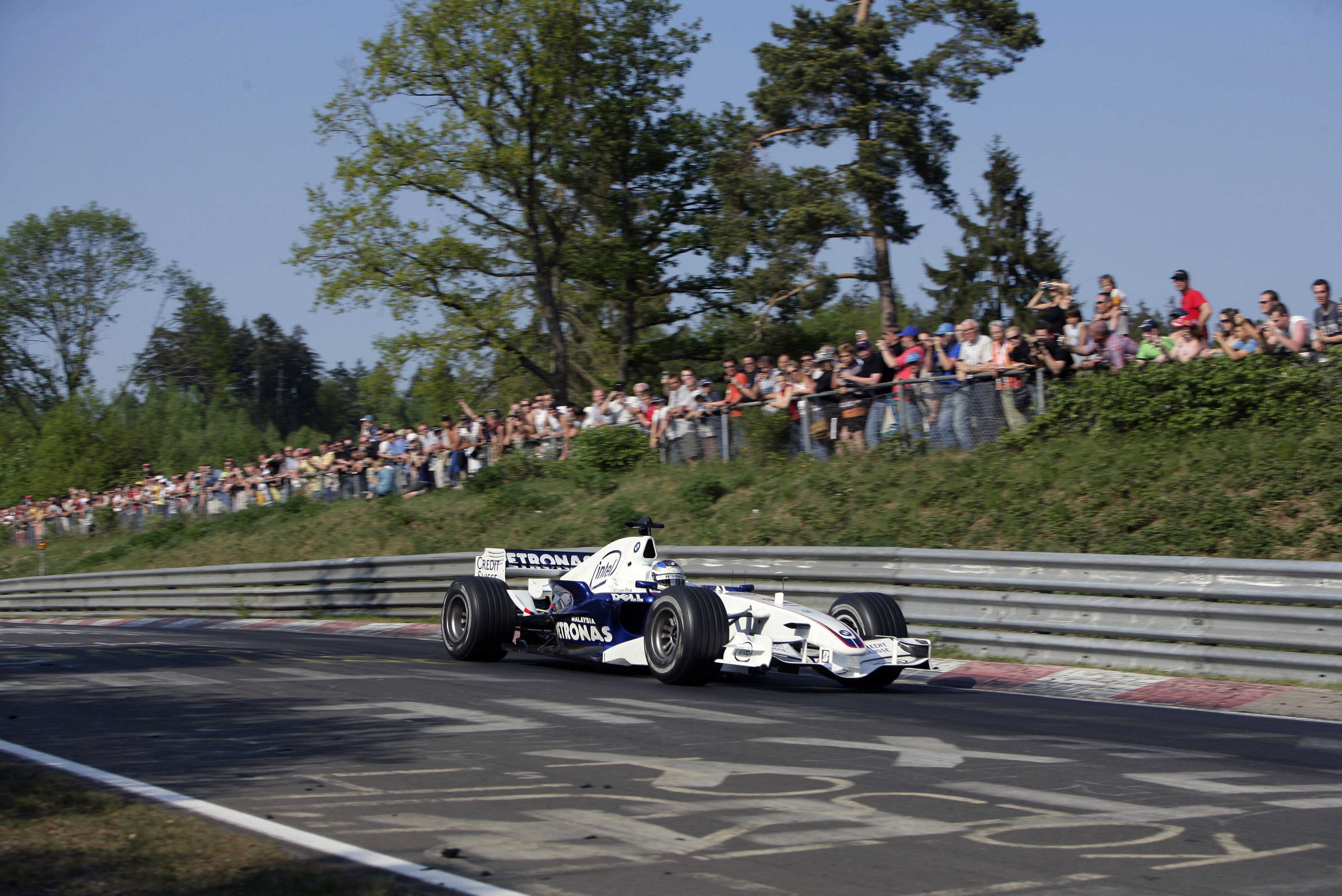 Nick Heidfeld (ger), Bmw Sauber F1 Team, Drives The Nordschleife Circuit