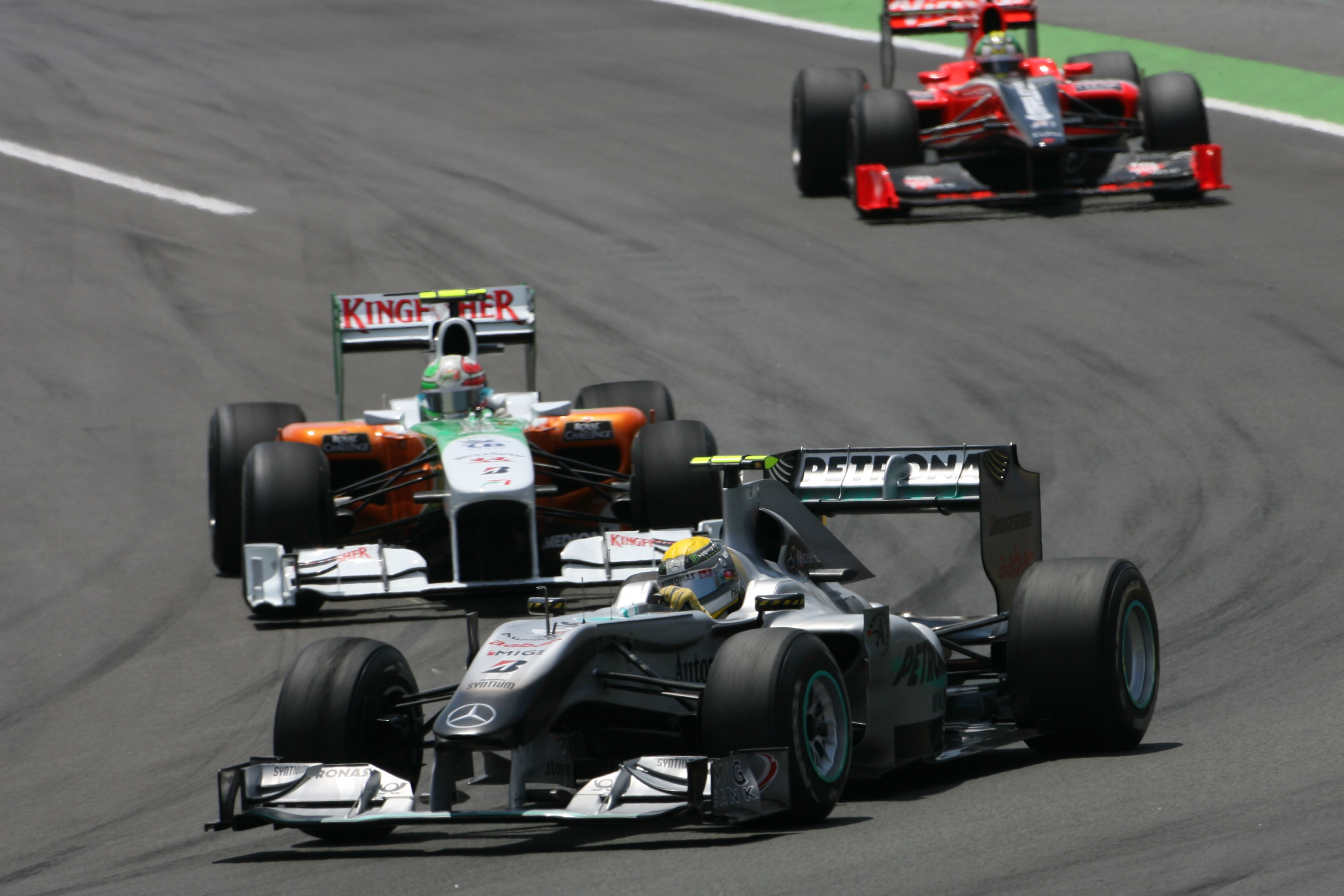 Nico Rosberg Mercedes Valencia 2010