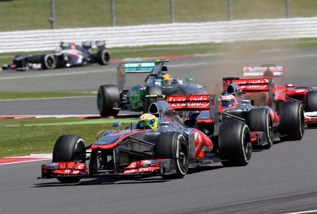 Sergio Perez McLaren British Grand Prix 2013