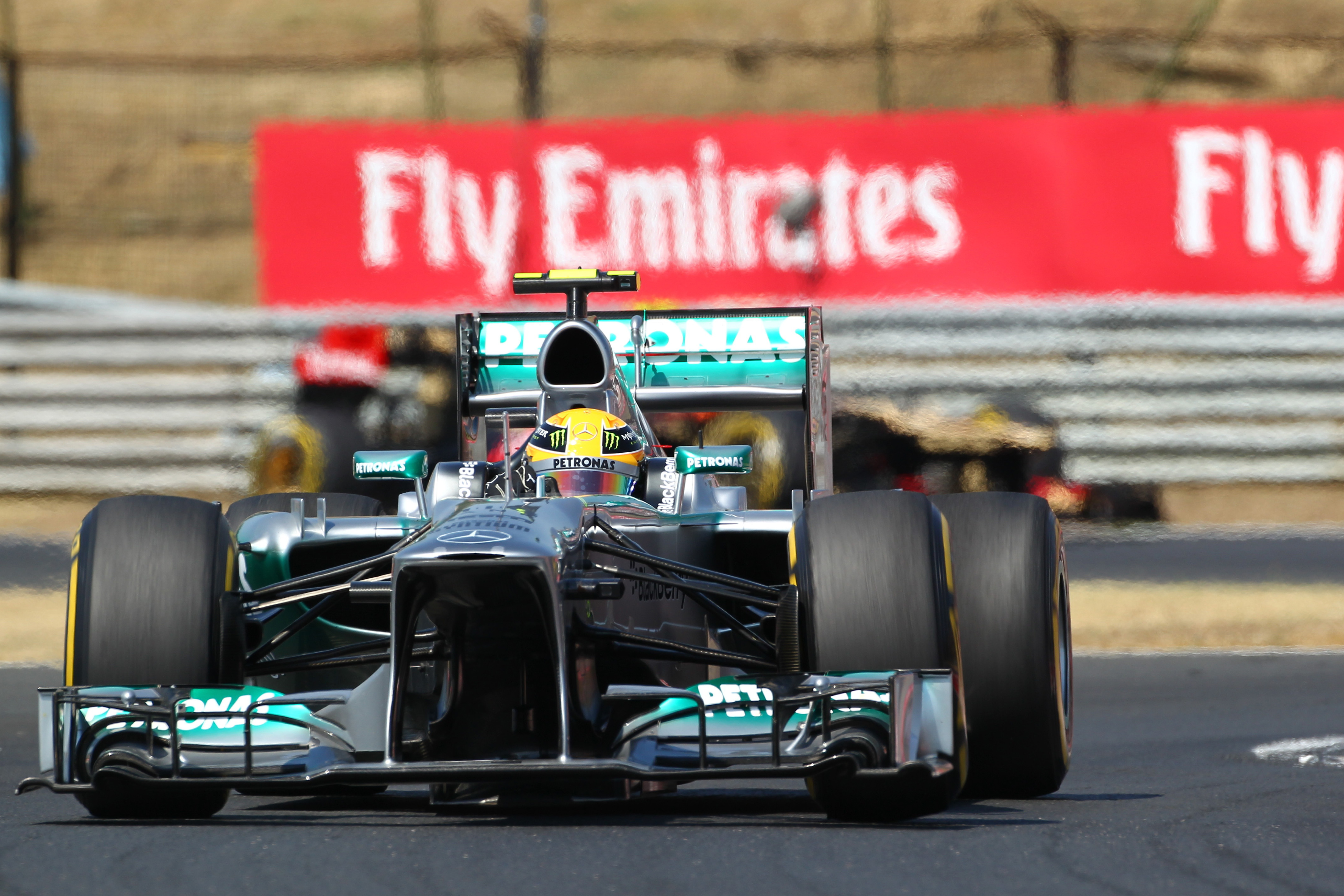 Lewis Hamilton Mercedes Hungarian Grand Prix 2013