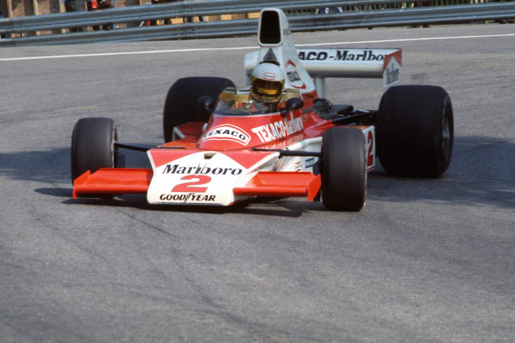 Jochen Mass McLaren Montjuich Park Spanish Grand Prix 1975