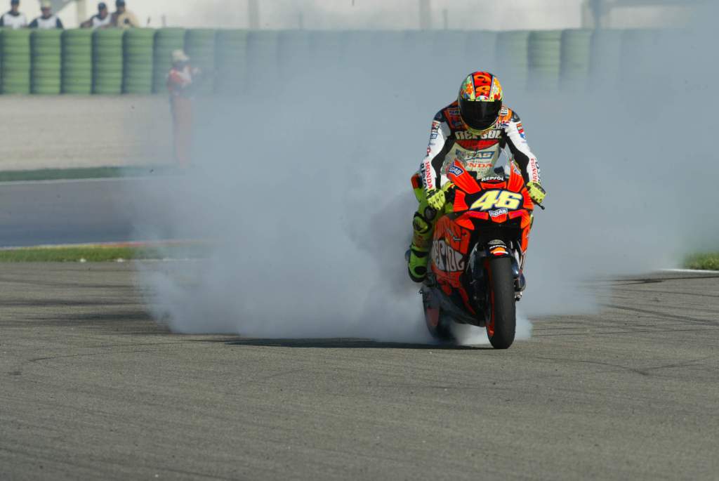 Valentino Rossi Honda Valencia MotoGP 2003