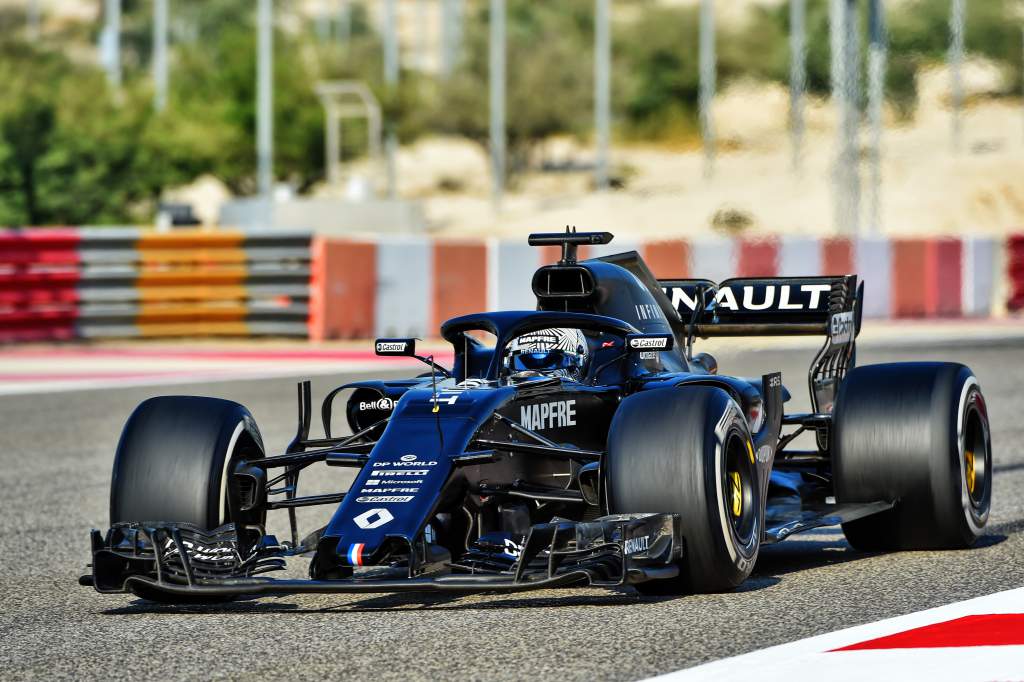 Fernando Alonso Renault test