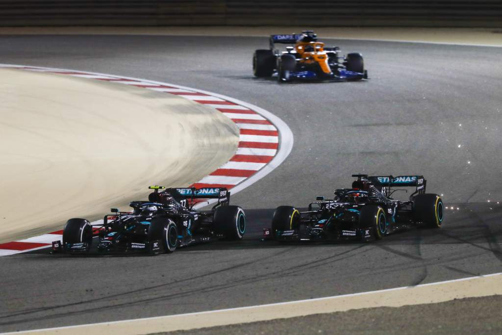 George Russell Valtteri Bottas Mercedes F1 2020 Sakhir GP