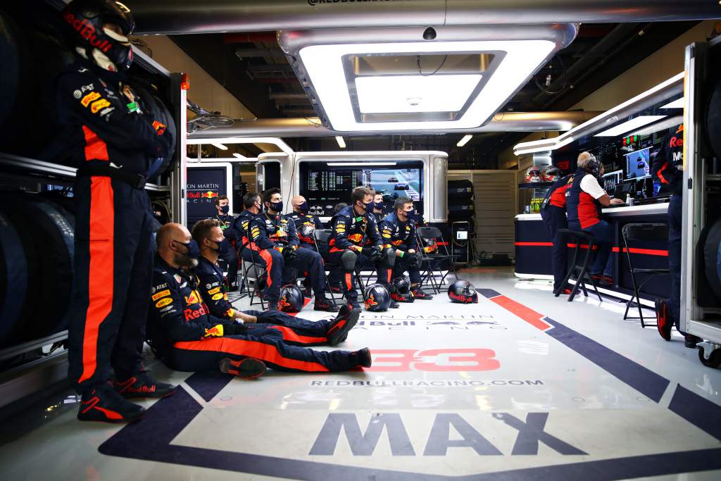 Red Bull garage