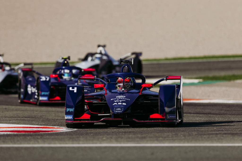 Robin Frijns and Nick Cassidy, Envision Virgin, Formula E testing