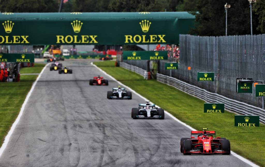 Charles Leclerc Ferrari Italian Grand Prix 2019 Monza