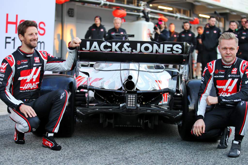 Romain Grosjean and Kevin Magnussen, Haas F1