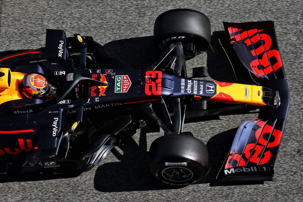 Alex Albon Red Bull Barcelona F1 testing 2020