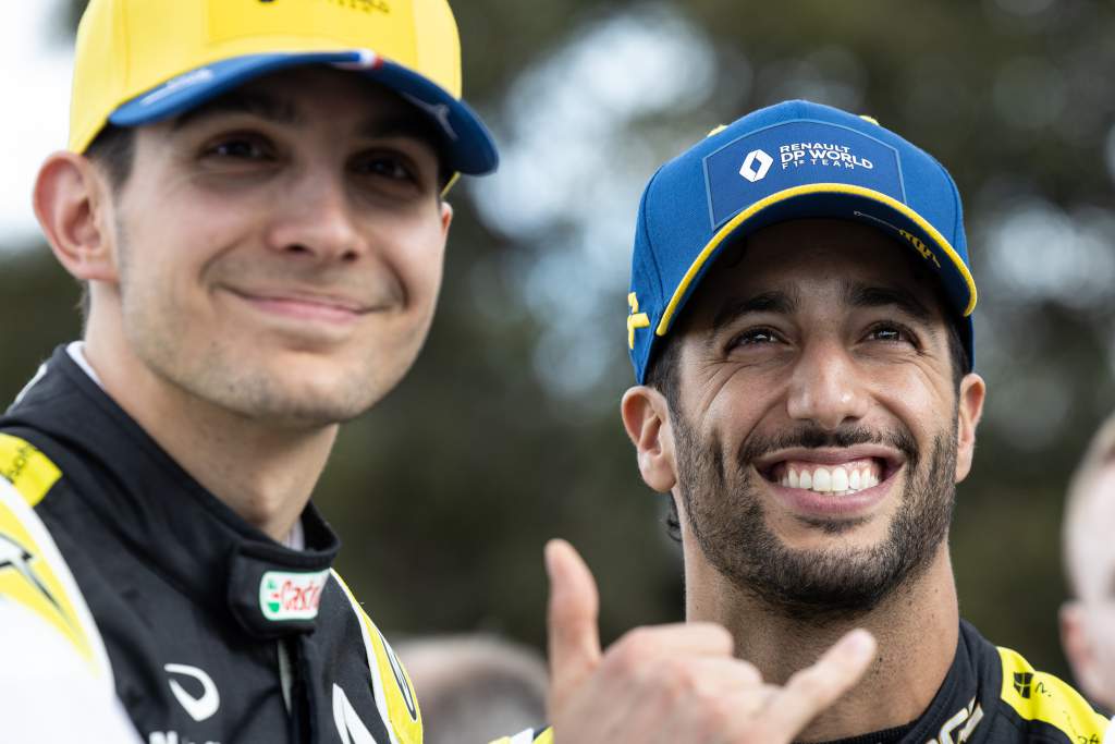 Esteban Ocon Daniel Ricciardo