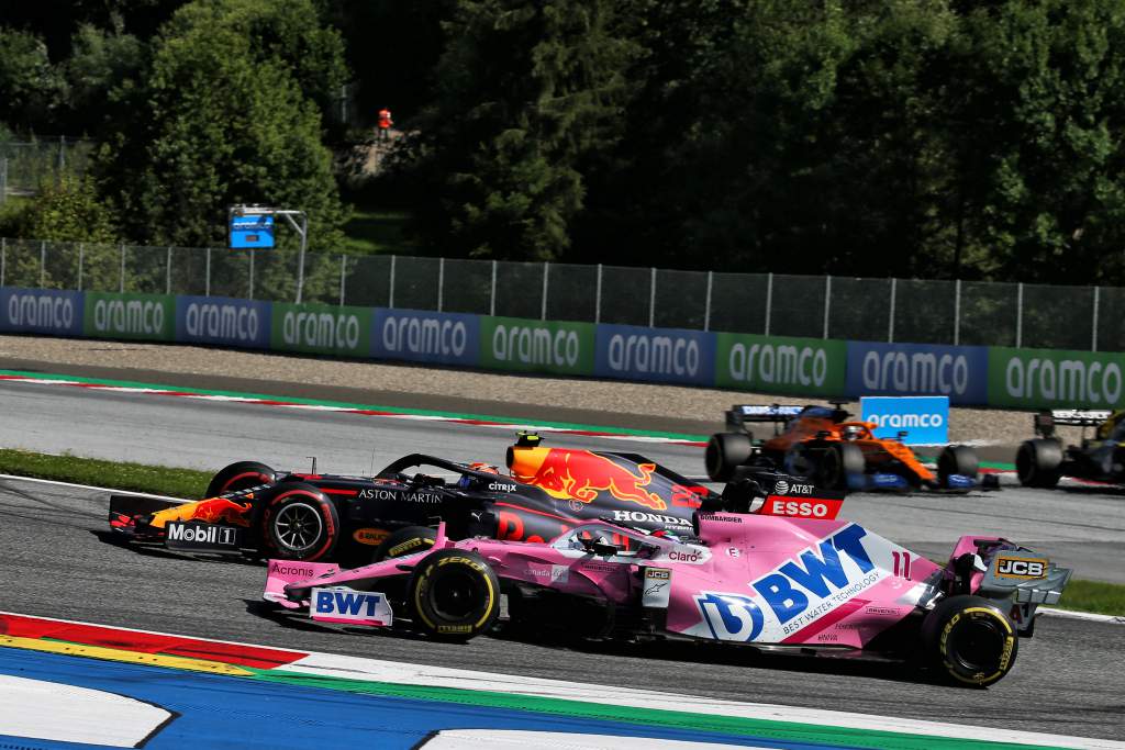 Sergio Perez Alex Albon Red Bull Racing Point F1 2020