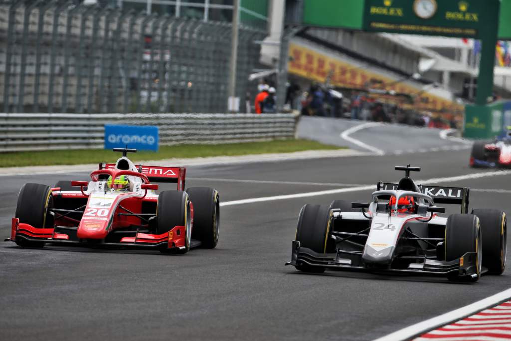 Mick Schumacher and Nikita Mazepin, F2