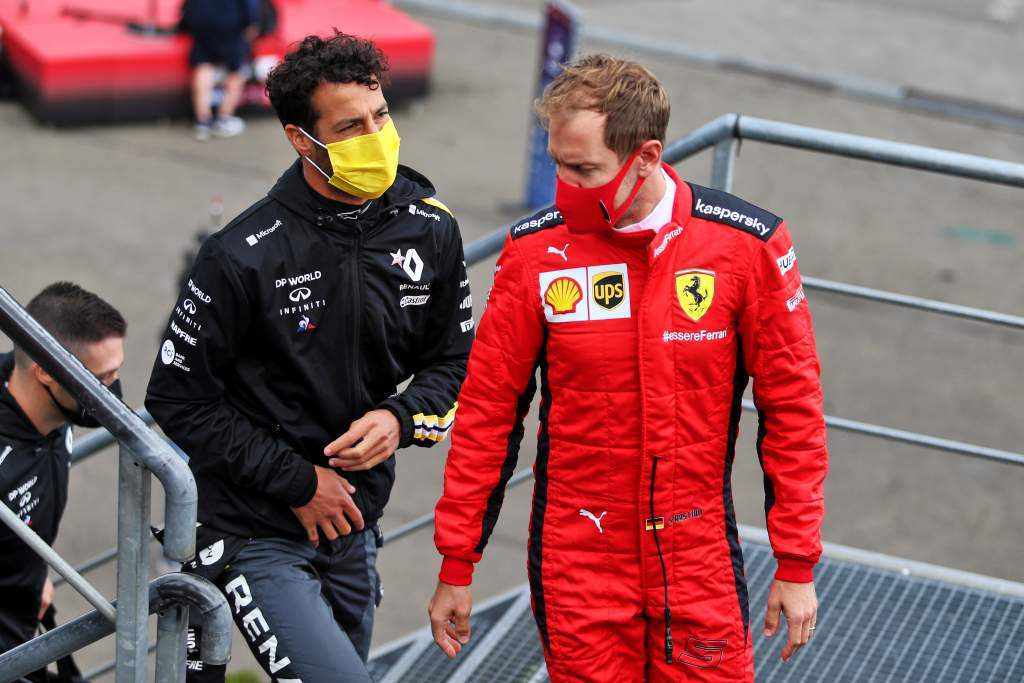 Daniel Ricciardo Sebastian Vettel