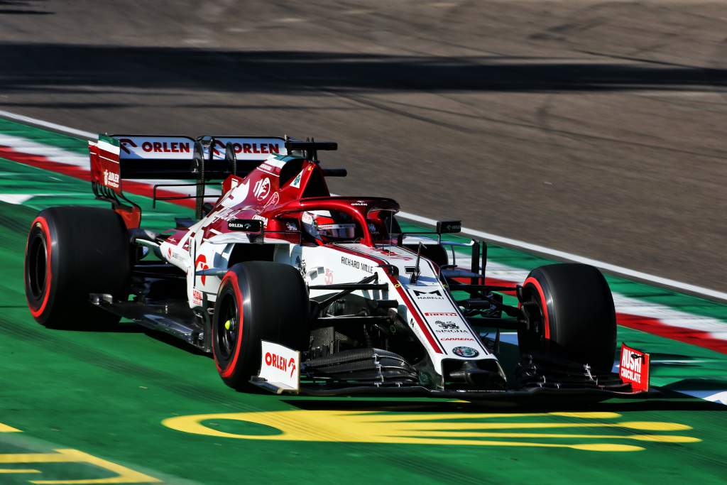 Kimi Raikkonen Alfa Romeo Imola 2020