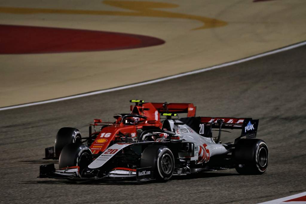 Kevin Magnussen Haas Charles Leclerc Ferrari Bahrain Grand Prix 2020