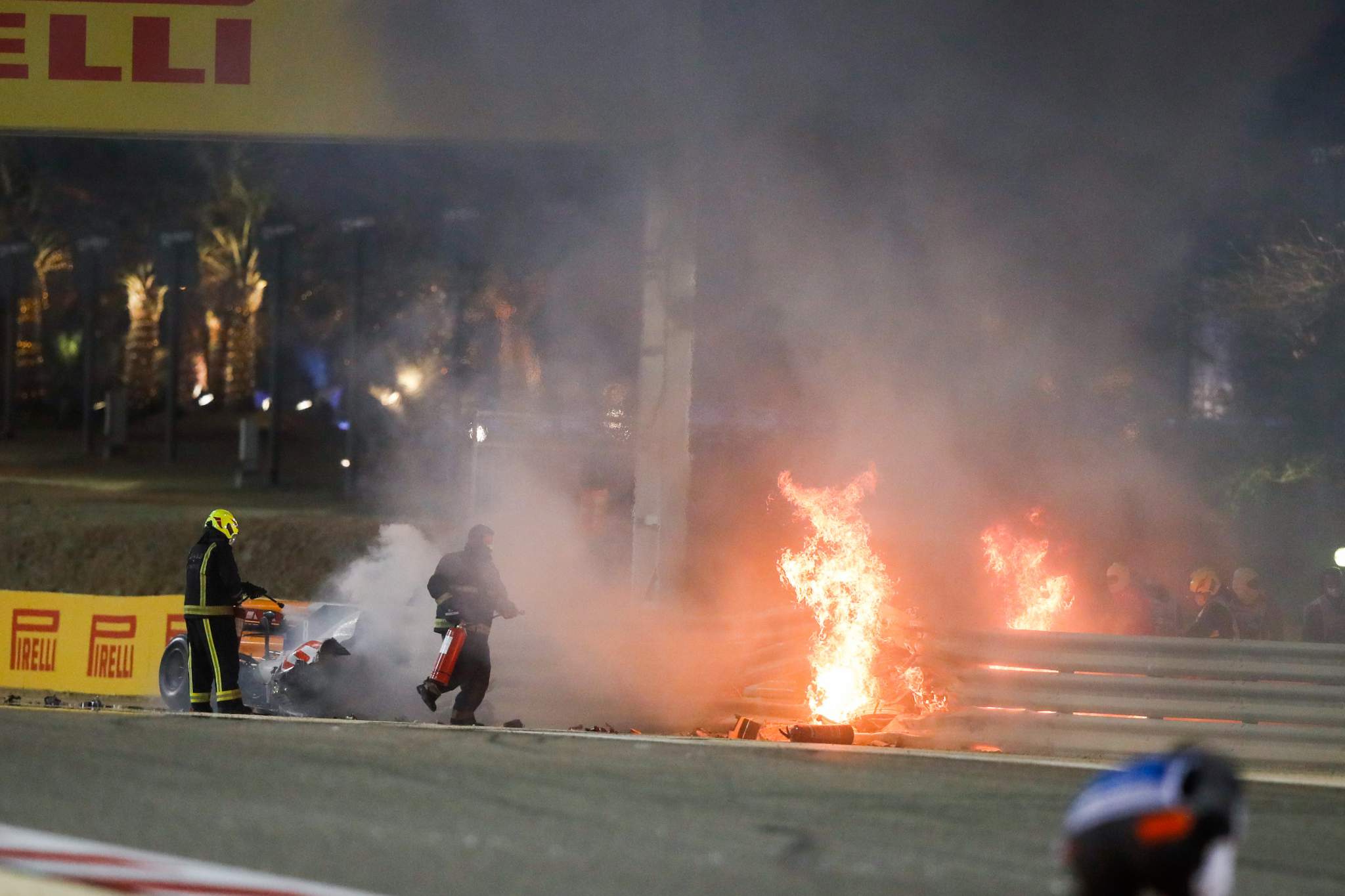 Romain Grosjean crash Bahrain crash 2020